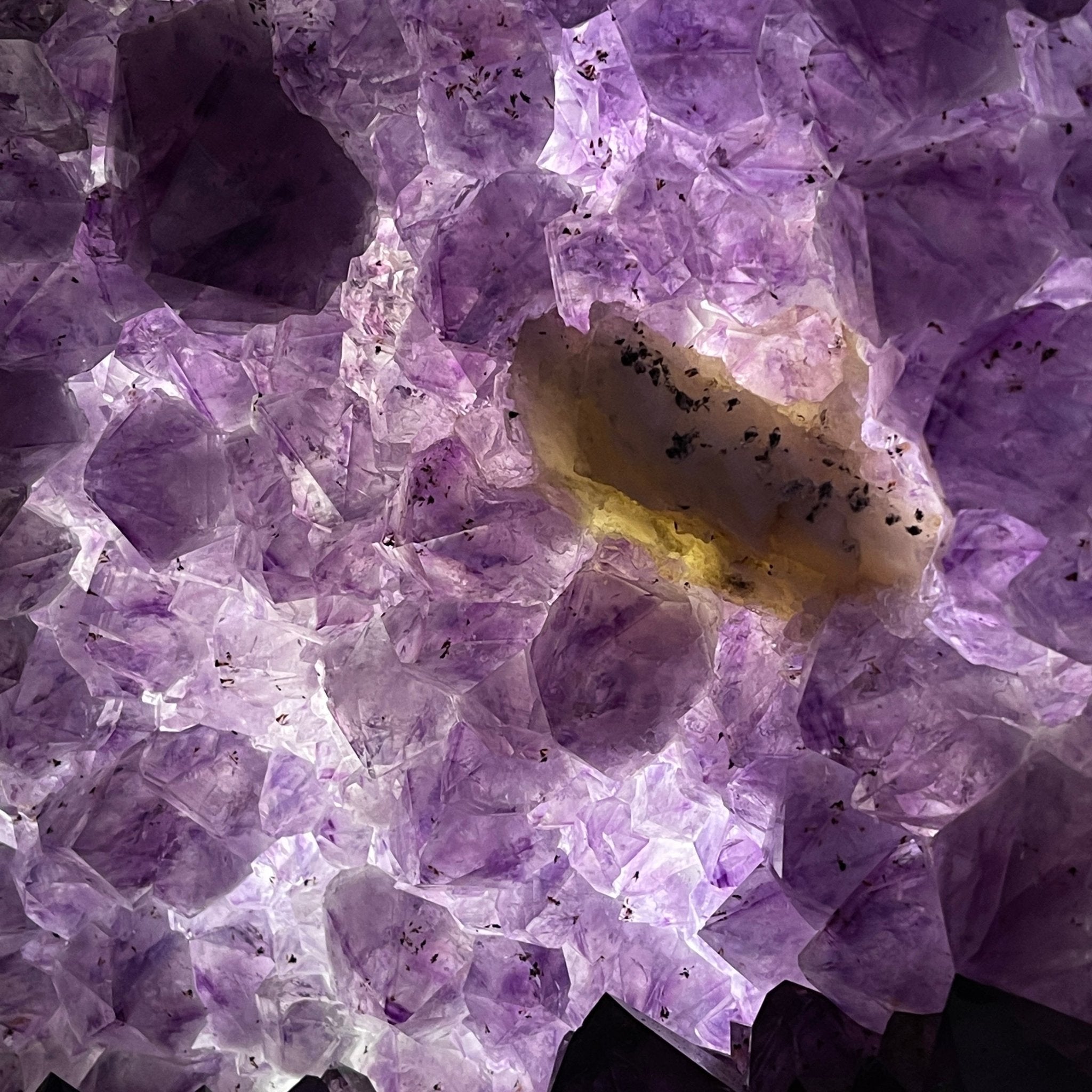 Extra Quality Polished Brazilian Amethyst Cathedral, 80.9 lbs & 15.5" tall Model #5602-0105 by Brazil Gems - Brazil GemsBrazil GemsExtra Quality Polished Brazilian Amethyst Cathedral, 80.9 lbs & 15.5" tall Model #5602-0105 by Brazil GemsPolished Cathedrals5602-0105