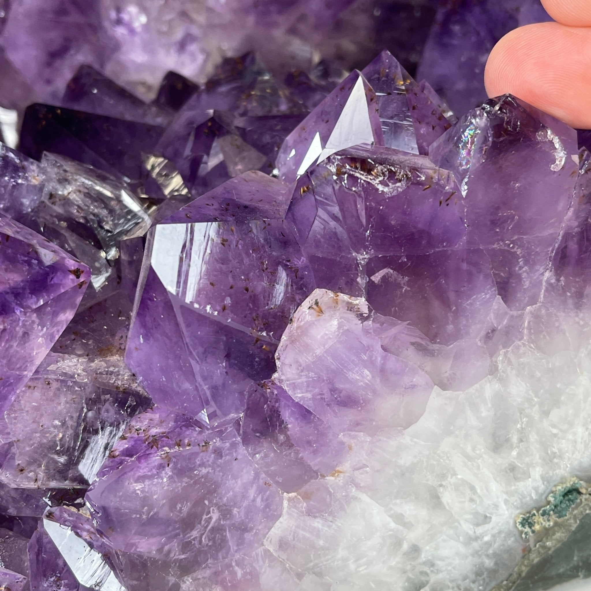 Extra Quality Polished Brazilian Amethyst Cathedral, 80.9 lbs & 15.5" tall Model #5602-0105 by Brazil Gems - Brazil GemsBrazil GemsExtra Quality Polished Brazilian Amethyst Cathedral, 80.9 lbs & 15.5" tall Model #5602-0105 by Brazil GemsPolished Cathedrals5602-0105