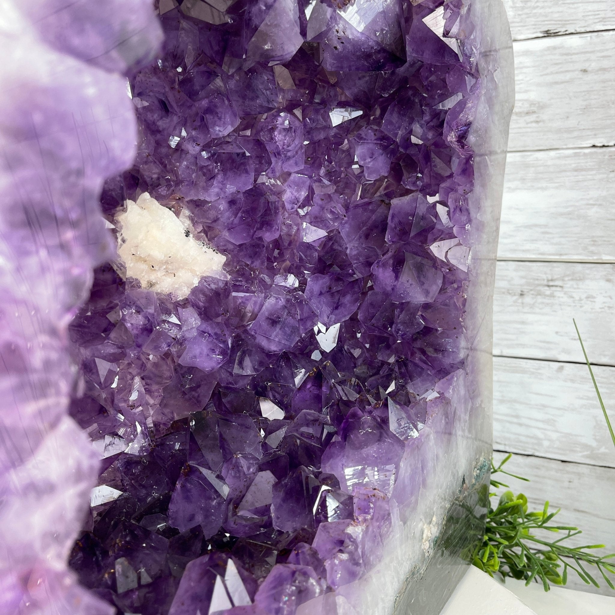 Extra Quality Polished Brazilian Amethyst Cathedral, 80.9 lbs & 15.5" tall Model #5602-0105 by Brazil Gems - Brazil GemsBrazil GemsExtra Quality Polished Brazilian Amethyst Cathedral, 80.9 lbs & 15.5" tall Model #5602-0105 by Brazil GemsPolished Cathedrals5602-0105