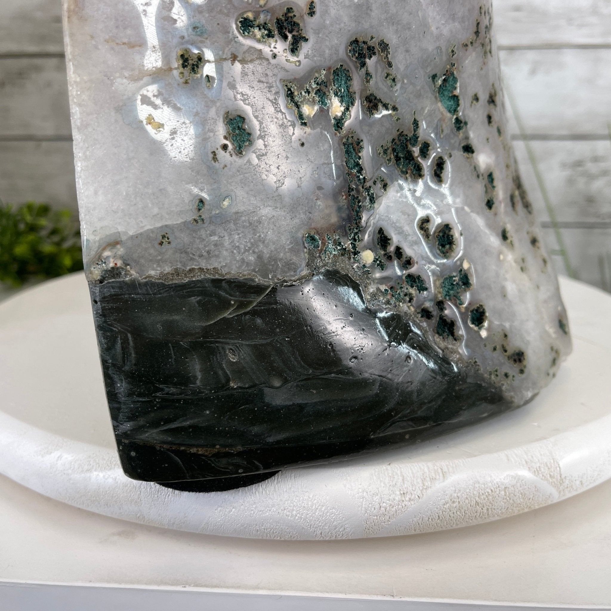 Extra Quality Polished Brazilian Amethyst Cathedral, 80.9 lbs & 15.5" tall Model #5602-0105 by Brazil Gems - Brazil GemsBrazil GemsExtra Quality Polished Brazilian Amethyst Cathedral, 80.9 lbs & 15.5" tall Model #5602-0105 by Brazil GemsPolished Cathedrals5602-0105