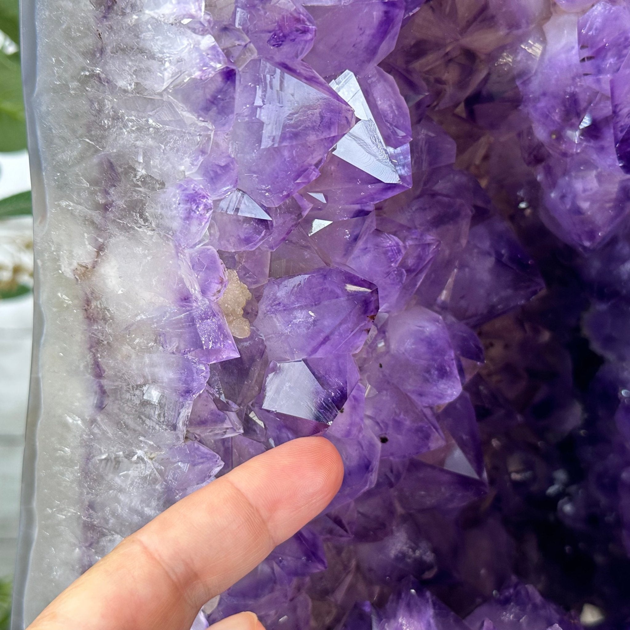 Extra Quality Polished Brazilian Amethyst Cathedral, 82.5 lbs & 23.6" tall Model #5602-0027 by Brazil Gems - Brazil GemsBrazil GemsExtra Quality Polished Brazilian Amethyst Cathedral, 82.5 lbs & 23.6" tall Model #5602-0027 by Brazil GemsPolished Cathedrals5602-0027