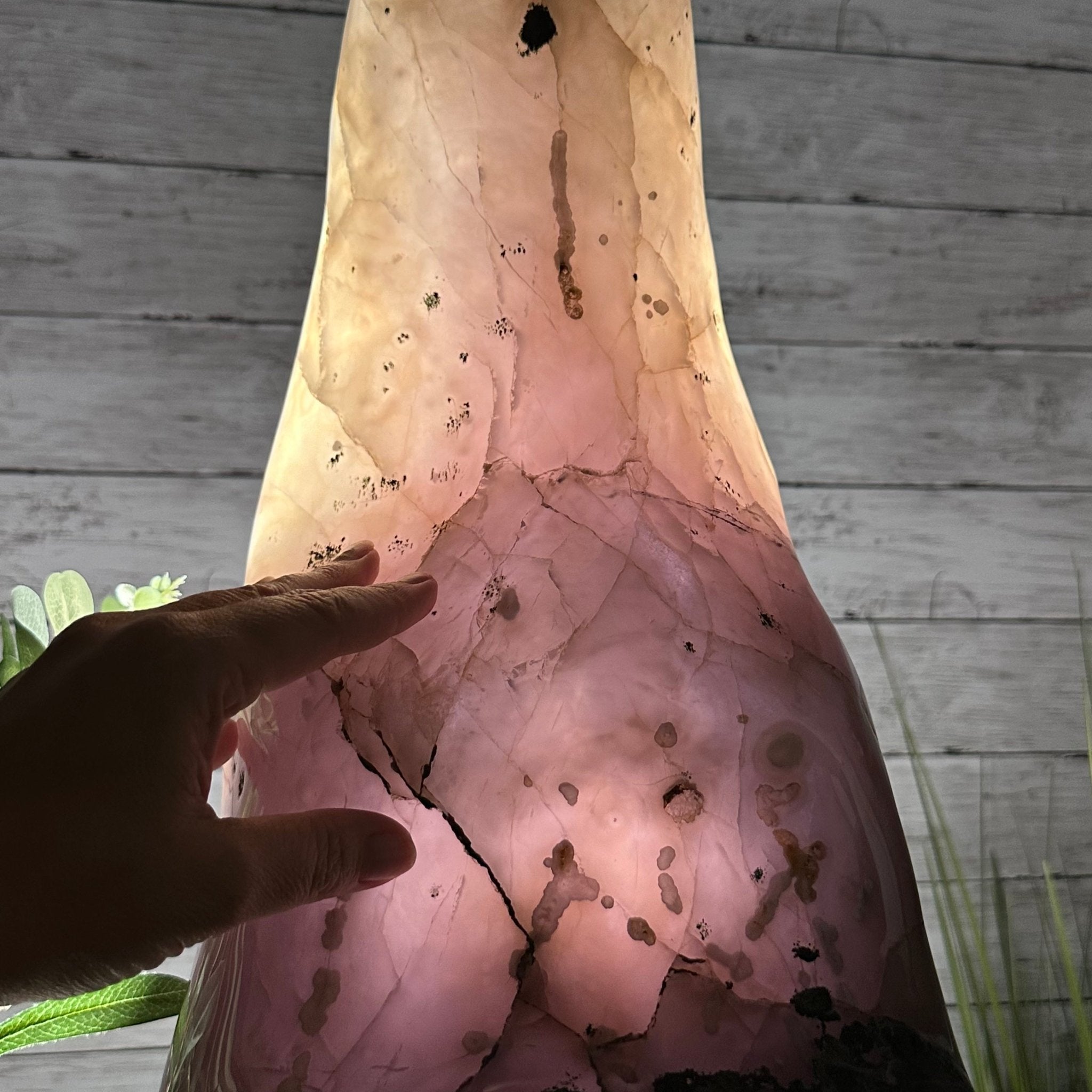 Extra Quality Polished Brazilian Amethyst Cathedral, 82.5 lbs & 23.6" tall Model #5602-0027 by Brazil Gems - Brazil GemsBrazil GemsExtra Quality Polished Brazilian Amethyst Cathedral, 82.5 lbs & 23.6" tall Model #5602-0027 by Brazil GemsPolished Cathedrals5602-0027