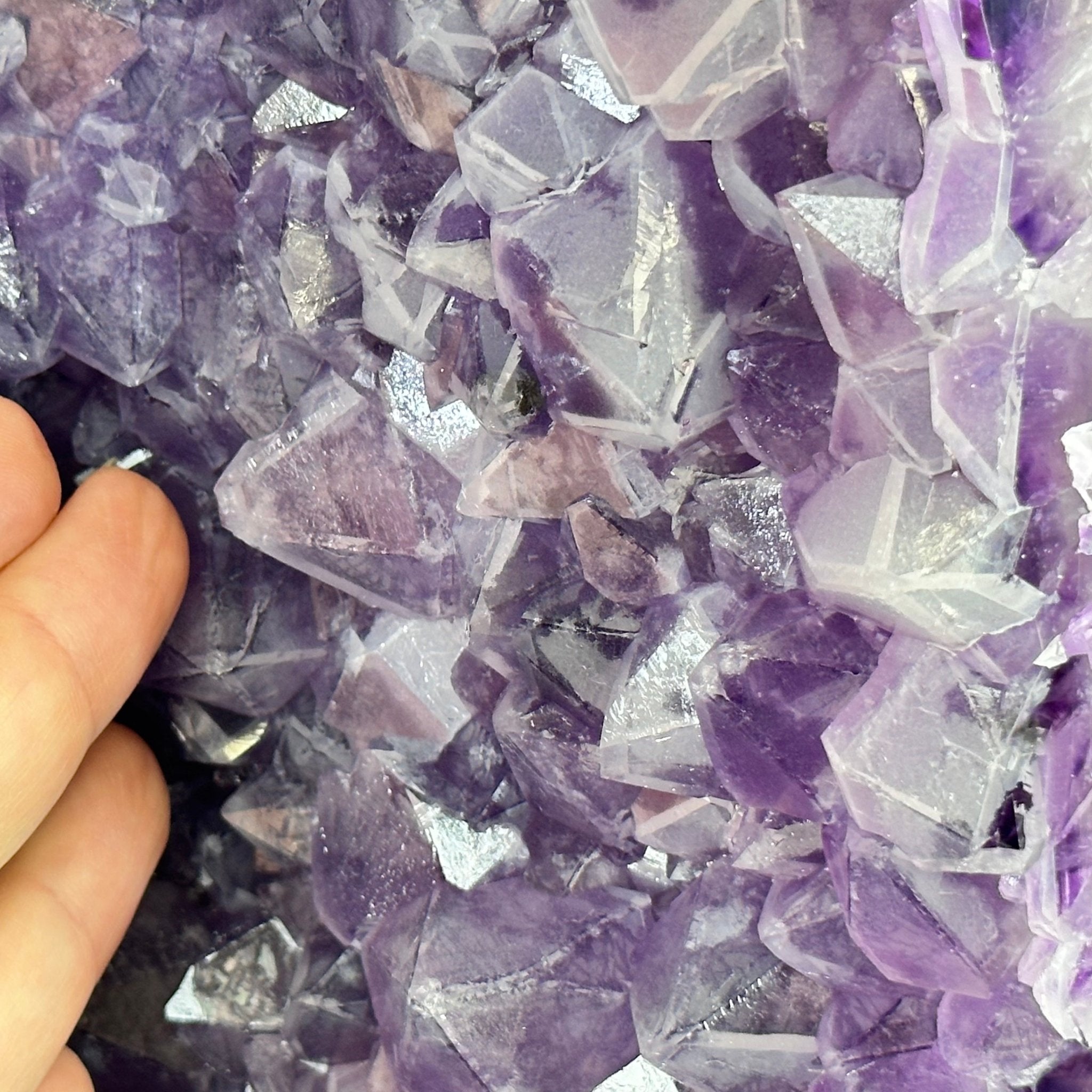 Extra Quality Polished Brazilian Amethyst Cathedral, 82.8 lbs & 15.9" tall Model #5602-0197 by Brazil Gems - Brazil GemsBrazil GemsExtra Quality Polished Brazilian Amethyst Cathedral, 82.8 lbs & 15.9" tall Model #5602-0197 by Brazil GemsPolished Cathedrals5602-0197