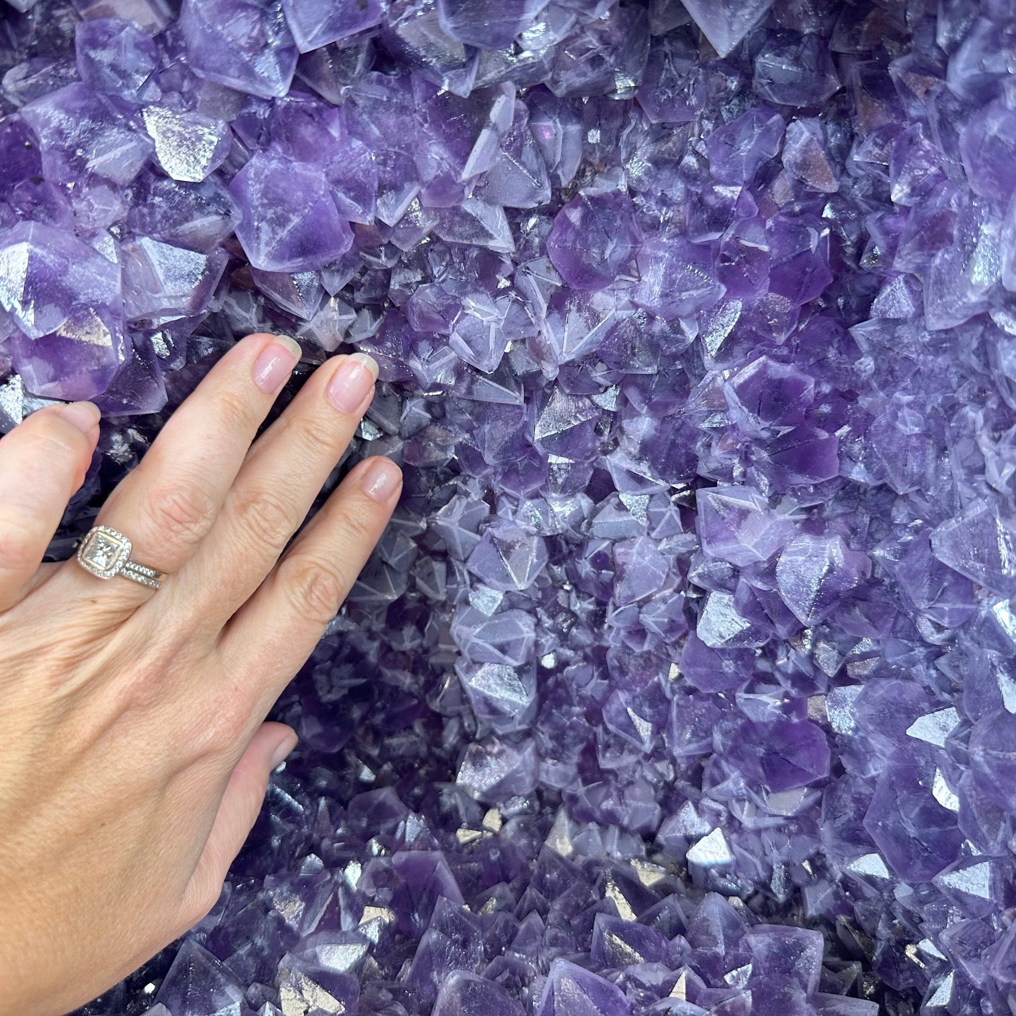 Extra Quality Polished Brazilian Amethyst Cathedral, 82.8 lbs & 15.9" tall Model #5602-0197 by Brazil Gems - Brazil GemsBrazil GemsExtra Quality Polished Brazilian Amethyst Cathedral, 82.8 lbs & 15.9" tall Model #5602-0197 by Brazil GemsPolished Cathedrals5602-0197