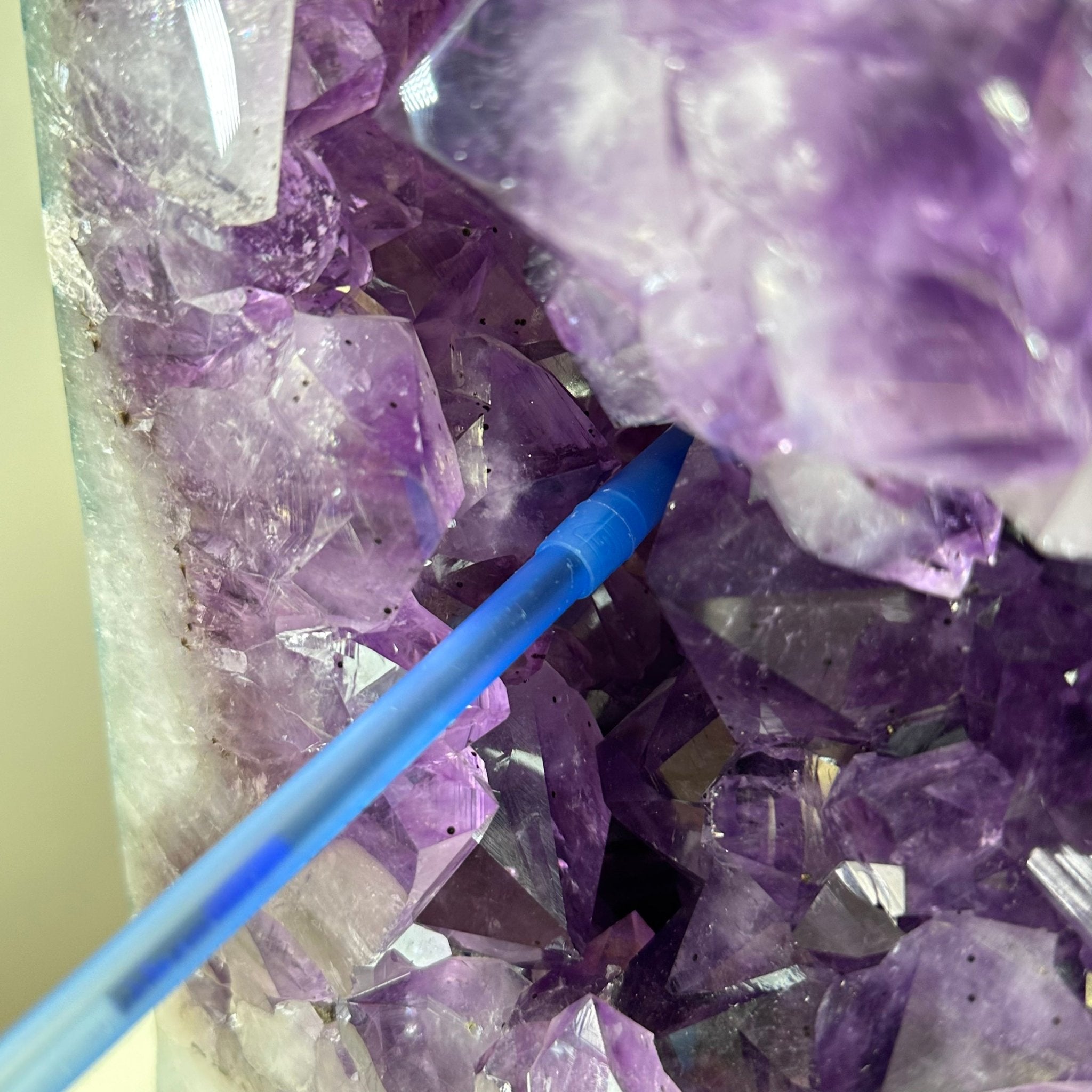 Extra Quality Polished Brazilian Amethyst Cathedral, 83.8 lbs & 23" tall Model #5602-0008 by Brazil Gems - Brazil GemsBrazil GemsExtra Quality Polished Brazilian Amethyst Cathedral, 83.8 lbs & 23" tall Model #5602-0008 by Brazil GemsPolished Cathedrals5602-0008