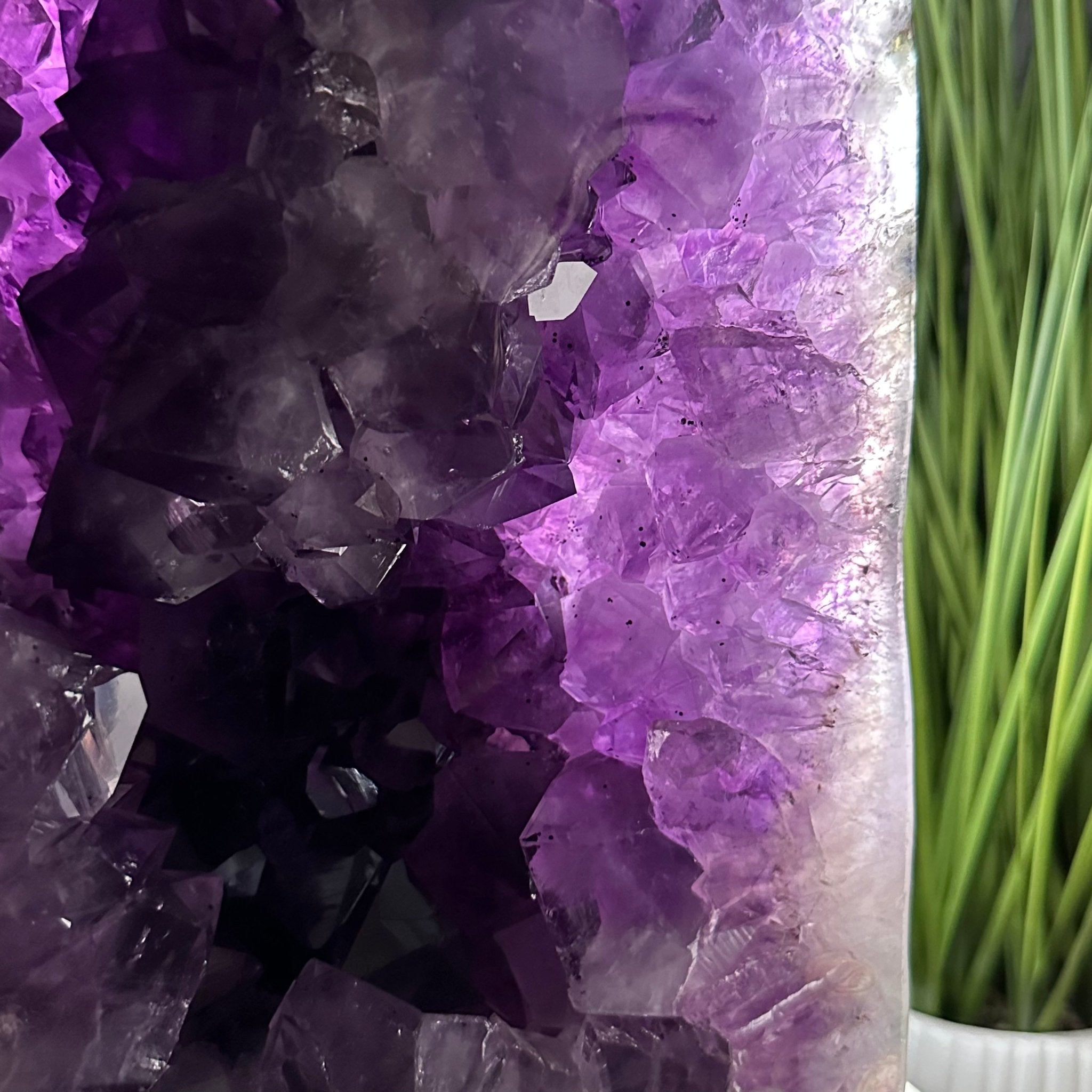 Extra Quality Polished Brazilian Amethyst Cathedral, 83.8 lbs & 23" tall Model #5602-0008 by Brazil Gems - Brazil GemsBrazil GemsExtra Quality Polished Brazilian Amethyst Cathedral, 83.8 lbs & 23" tall Model #5602-0008 by Brazil GemsPolished Cathedrals5602-0008