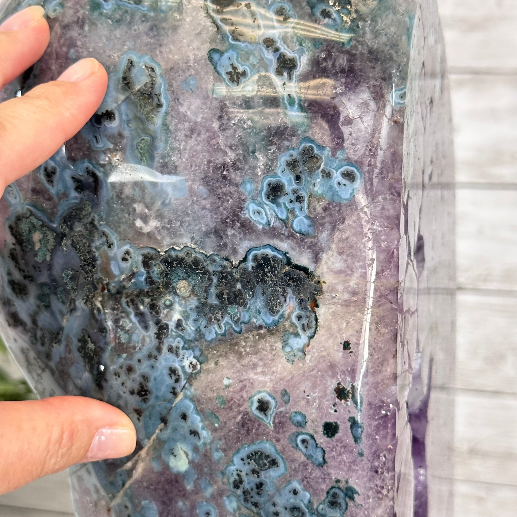 Extra Quality Polished Brazilian Amethyst Cathedral, 83.8 lbs & 23" tall Model #5602-0008 by Brazil Gems - Brazil GemsBrazil GemsExtra Quality Polished Brazilian Amethyst Cathedral, 83.8 lbs & 23" tall Model #5602-0008 by Brazil GemsPolished Cathedrals5602-0008