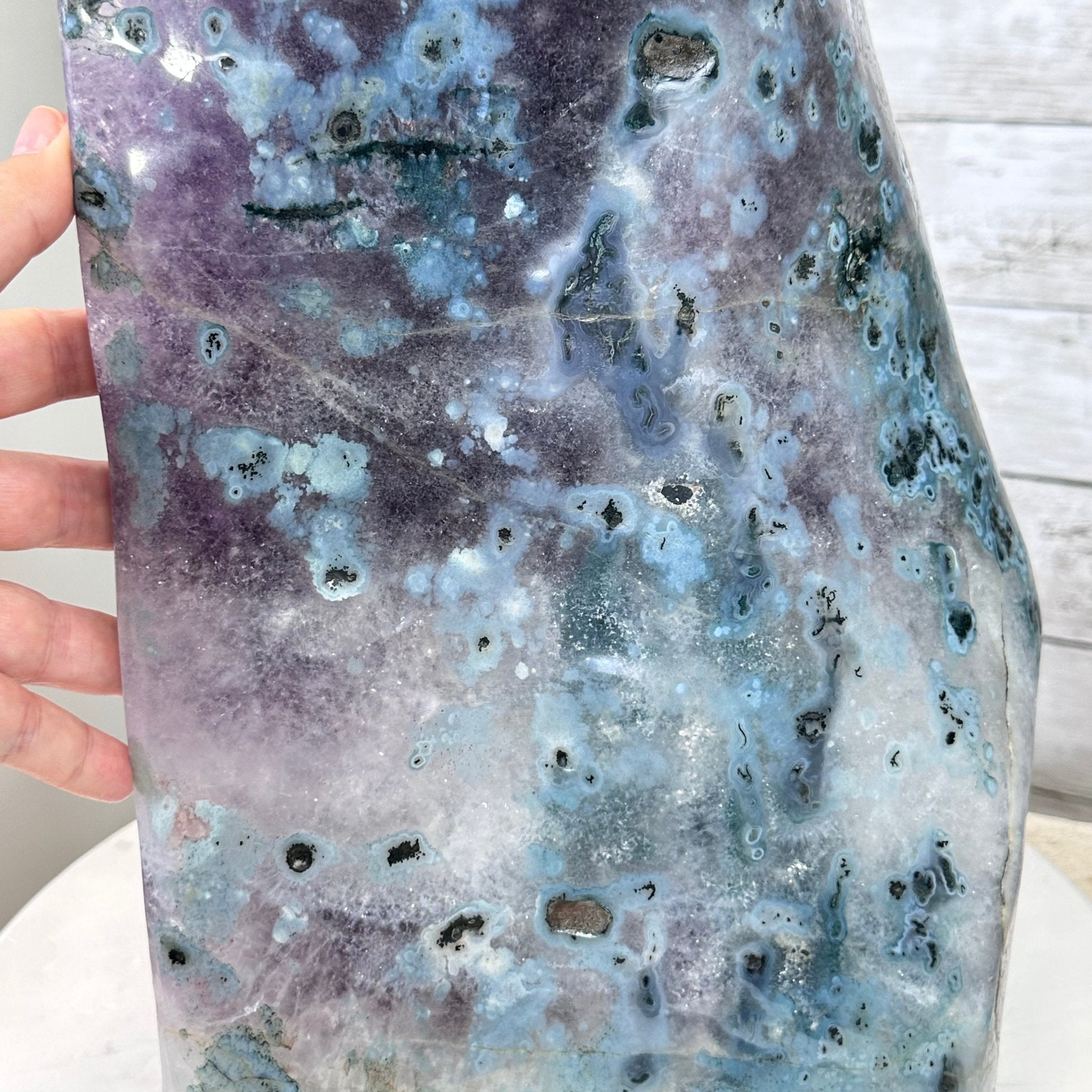 Extra Quality Polished Brazilian Amethyst Cathedral, 83.8 lbs & 23" tall Model #5602-0008 by Brazil Gems - Brazil GemsBrazil GemsExtra Quality Polished Brazilian Amethyst Cathedral, 83.8 lbs & 23" tall Model #5602-0008 by Brazil GemsPolished Cathedrals5602-0008