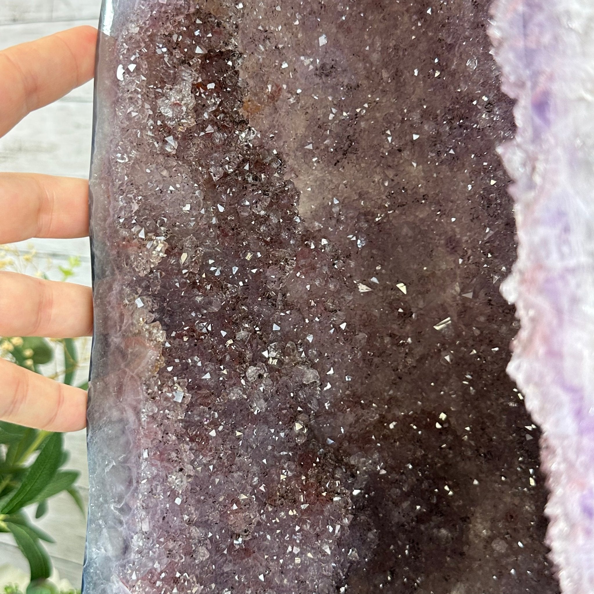 Extra Quality Polished Brazilian Amethyst Cathedral, 84.8 lbs & 26.2" tall Model #5602-0164 by Brazil Gems - Brazil GemsBrazil GemsExtra Quality Polished Brazilian Amethyst Cathedral, 84.8 lbs & 26.2" tall Model #5602-0164 by Brazil GemsPolished Cathedrals5602-0164