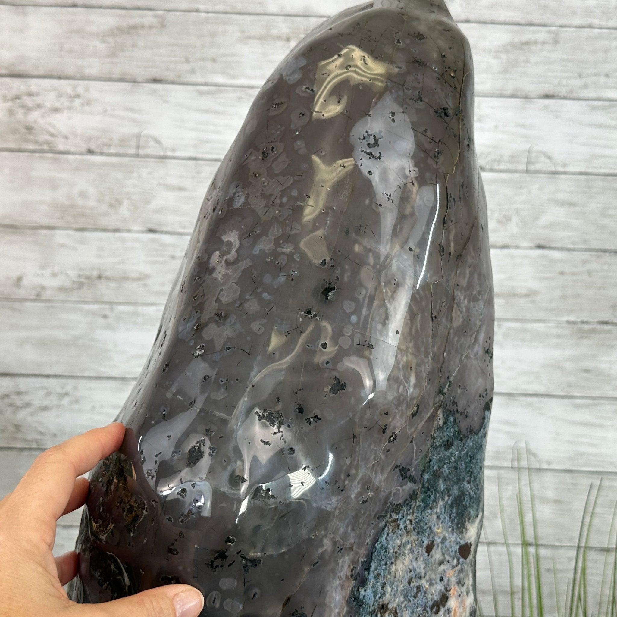 Extra Quality Polished Brazilian Amethyst Cathedral, 84.8 lbs & 26.2" tall Model #5602-0164 by Brazil Gems - Brazil GemsBrazil GemsExtra Quality Polished Brazilian Amethyst Cathedral, 84.8 lbs & 26.2" tall Model #5602-0164 by Brazil GemsPolished Cathedrals5602-0164
