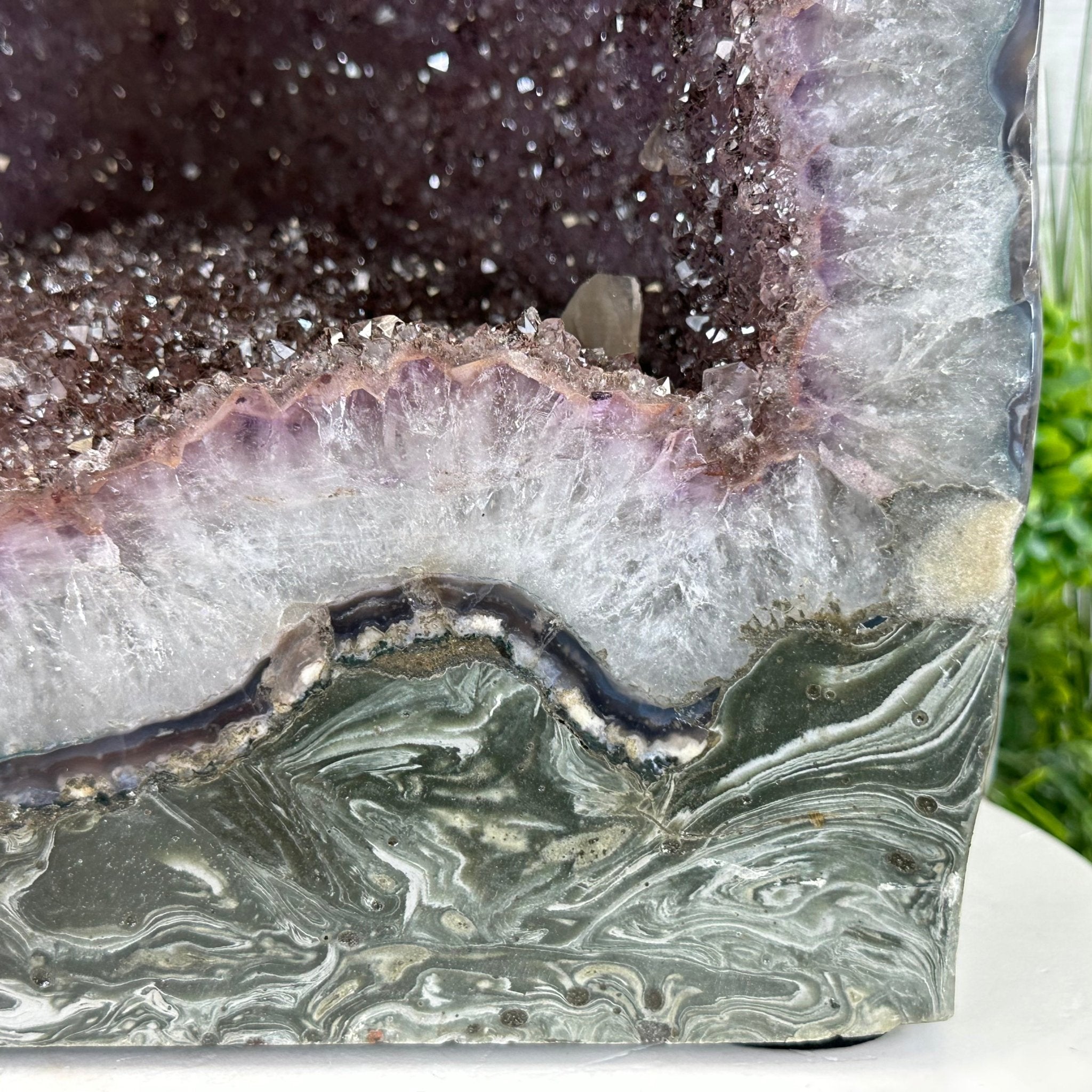 Extra Quality Polished Brazilian Amethyst Cathedral, 84.8 lbs & 26.2" tall Model #5602-0164 by Brazil Gems - Brazil GemsBrazil GemsExtra Quality Polished Brazilian Amethyst Cathedral, 84.8 lbs & 26.2" tall Model #5602-0164 by Brazil GemsPolished Cathedrals5602-0164