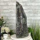 Extra Quality Polished Brazilian Amethyst Cathedral, 84.8 lbs & 26.2" tall Model #5602-0164 by Brazil Gems - Brazil GemsBrazil GemsExtra Quality Polished Brazilian Amethyst Cathedral, 84.8 lbs & 26.2" tall Model #5602-0164 by Brazil GemsPolished Cathedrals5602-0164