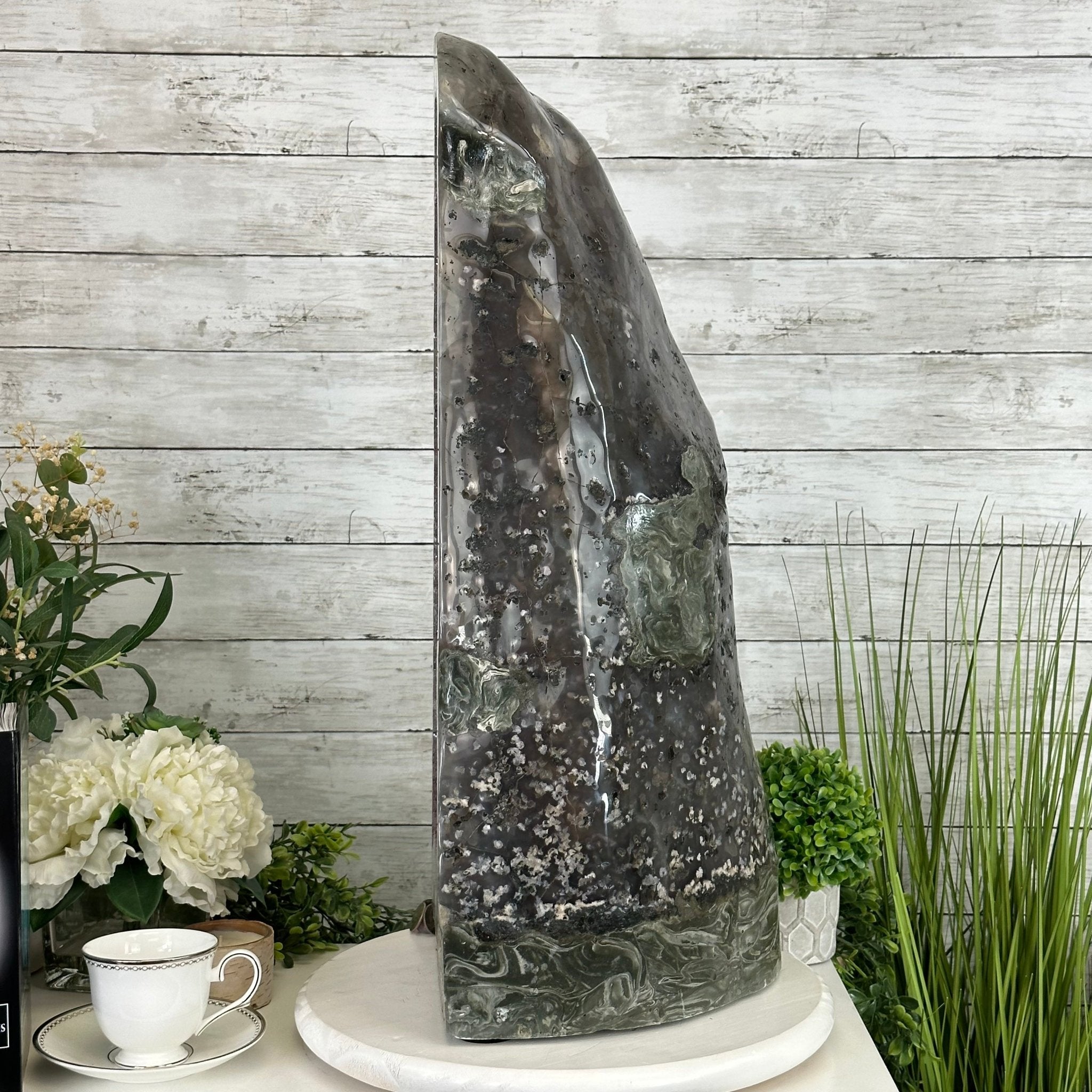 Extra Quality Polished Brazilian Amethyst Cathedral, 84.8 lbs & 26.2" tall Model #5602-0164 by Brazil Gems - Brazil GemsBrazil GemsExtra Quality Polished Brazilian Amethyst Cathedral, 84.8 lbs & 26.2" tall Model #5602-0164 by Brazil GemsPolished Cathedrals5602-0164