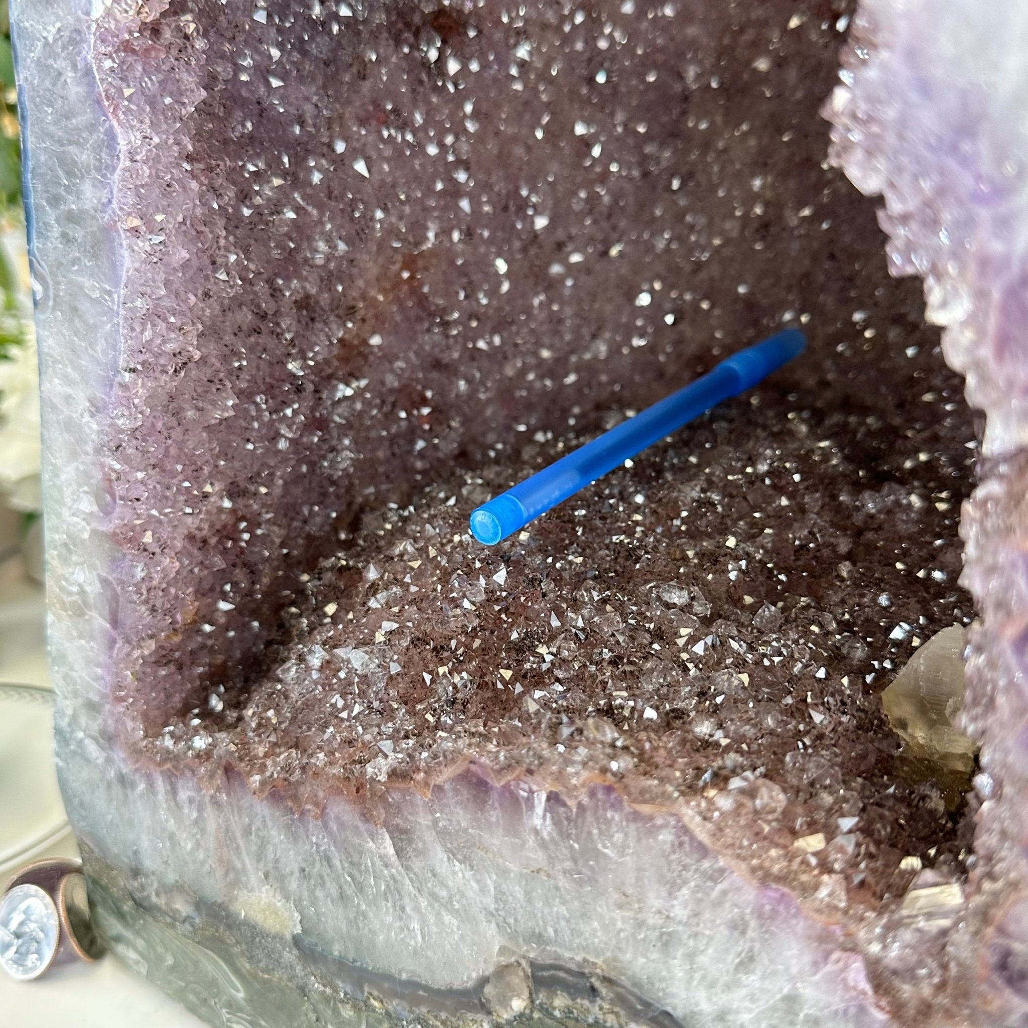 Extra Quality Polished Brazilian Amethyst Cathedral, 84.8 lbs & 26.2" tall Model #5602-0164 by Brazil Gems - Brazil GemsBrazil GemsExtra Quality Polished Brazilian Amethyst Cathedral, 84.8 lbs & 26.2" tall Model #5602-0164 by Brazil GemsPolished Cathedrals5602-0164