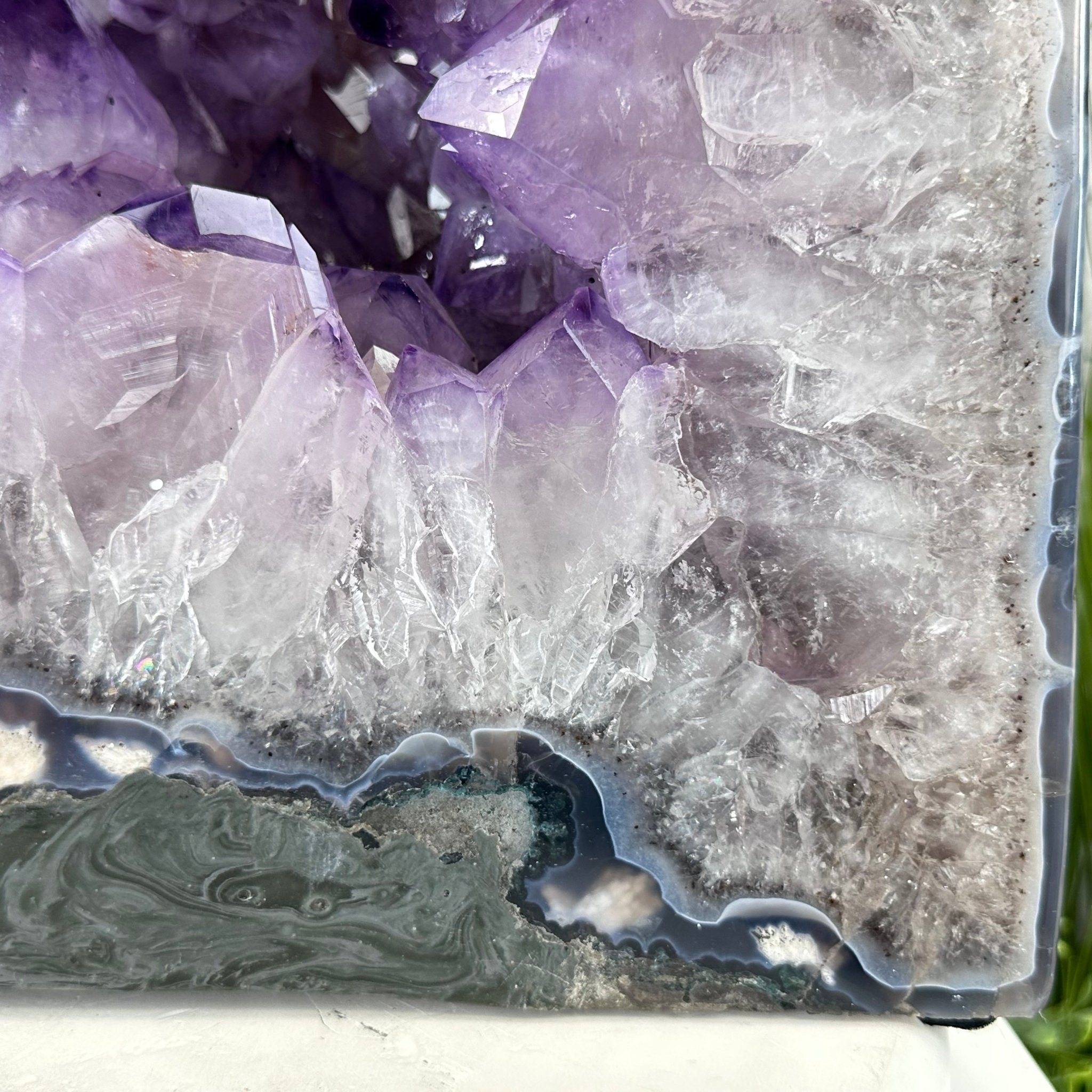 Extra Quality Polished Brazilian Amethyst Cathedral, 85.7 lbs & 13.9" tall Model #5602-0018 by Brazil Gems - Brazil GemsBrazil GemsExtra Quality Polished Brazilian Amethyst Cathedral, 85.7 lbs & 13.9" tall Model #5602-0018 by Brazil GemsPolished Cathedrals5602-0018