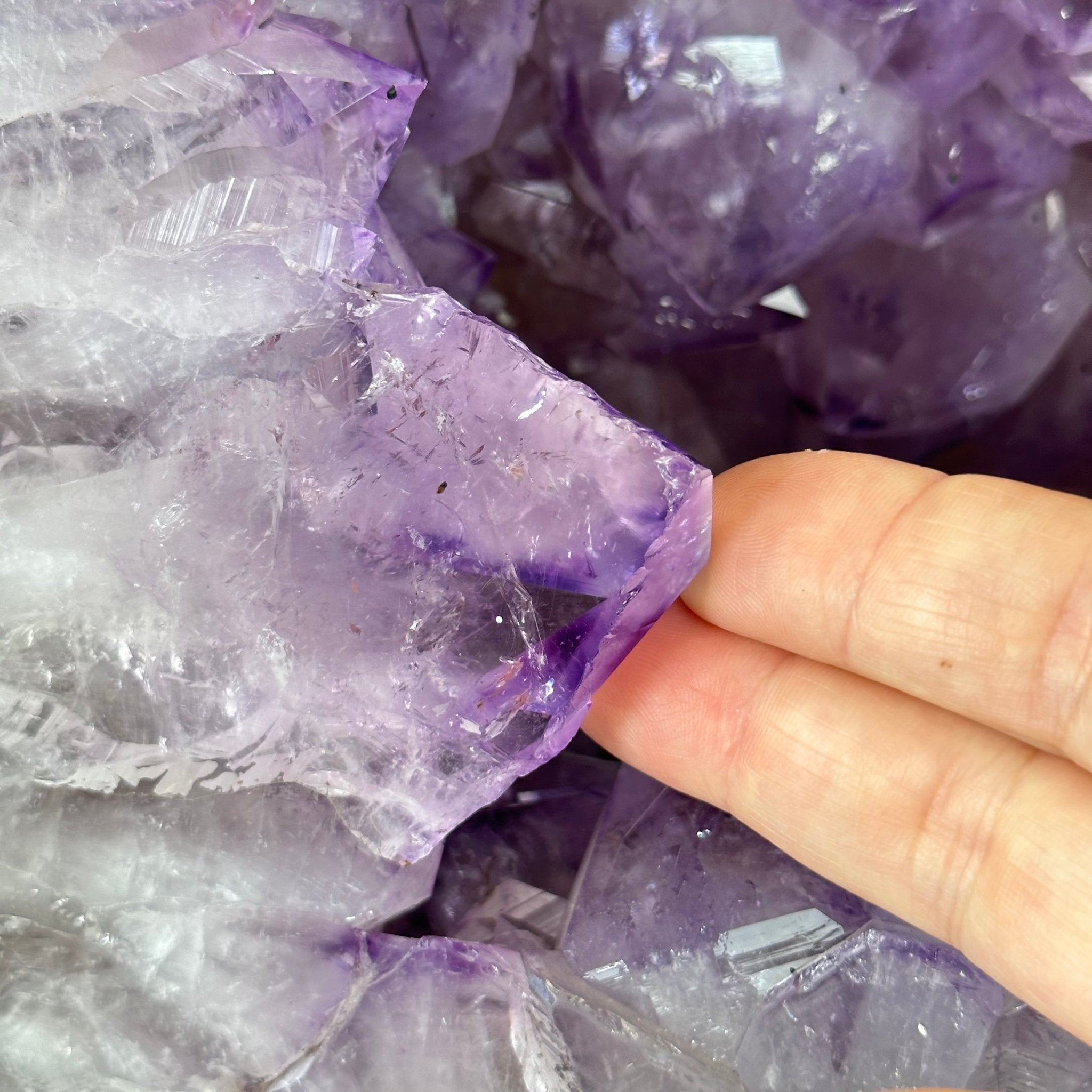 Extra Quality Polished Brazilian Amethyst Cathedral, 85.7 lbs & 13.9" tall Model #5602-0018 by Brazil Gems - Brazil GemsBrazil GemsExtra Quality Polished Brazilian Amethyst Cathedral, 85.7 lbs & 13.9" tall Model #5602-0018 by Brazil GemsPolished Cathedrals5602-0018