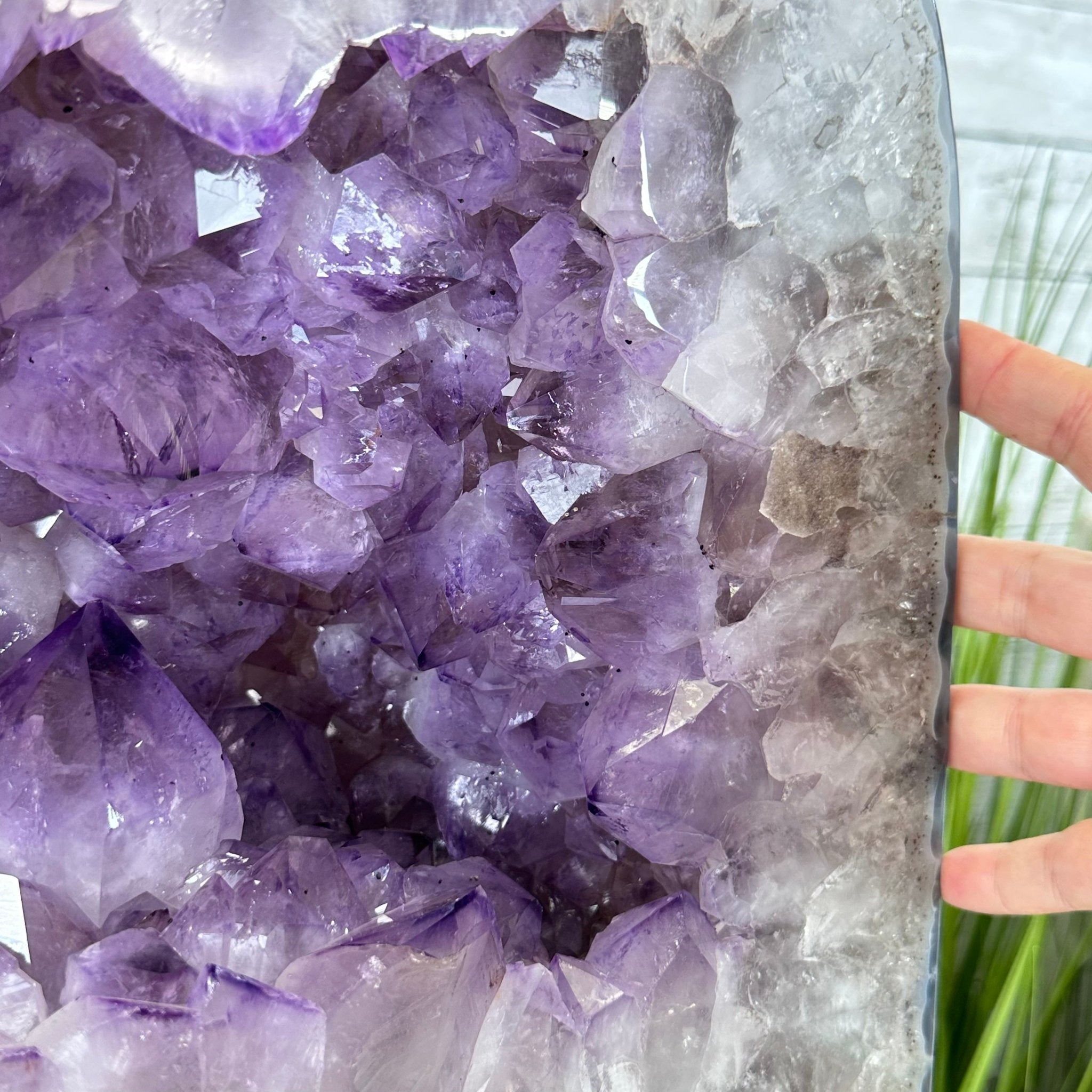 Extra Quality Polished Brazilian Amethyst Cathedral, 85.7 lbs & 13.9" tall Model #5602-0018 by Brazil Gems - Brazil GemsBrazil GemsExtra Quality Polished Brazilian Amethyst Cathedral, 85.7 lbs & 13.9" tall Model #5602-0018 by Brazil GemsPolished Cathedrals5602-0018