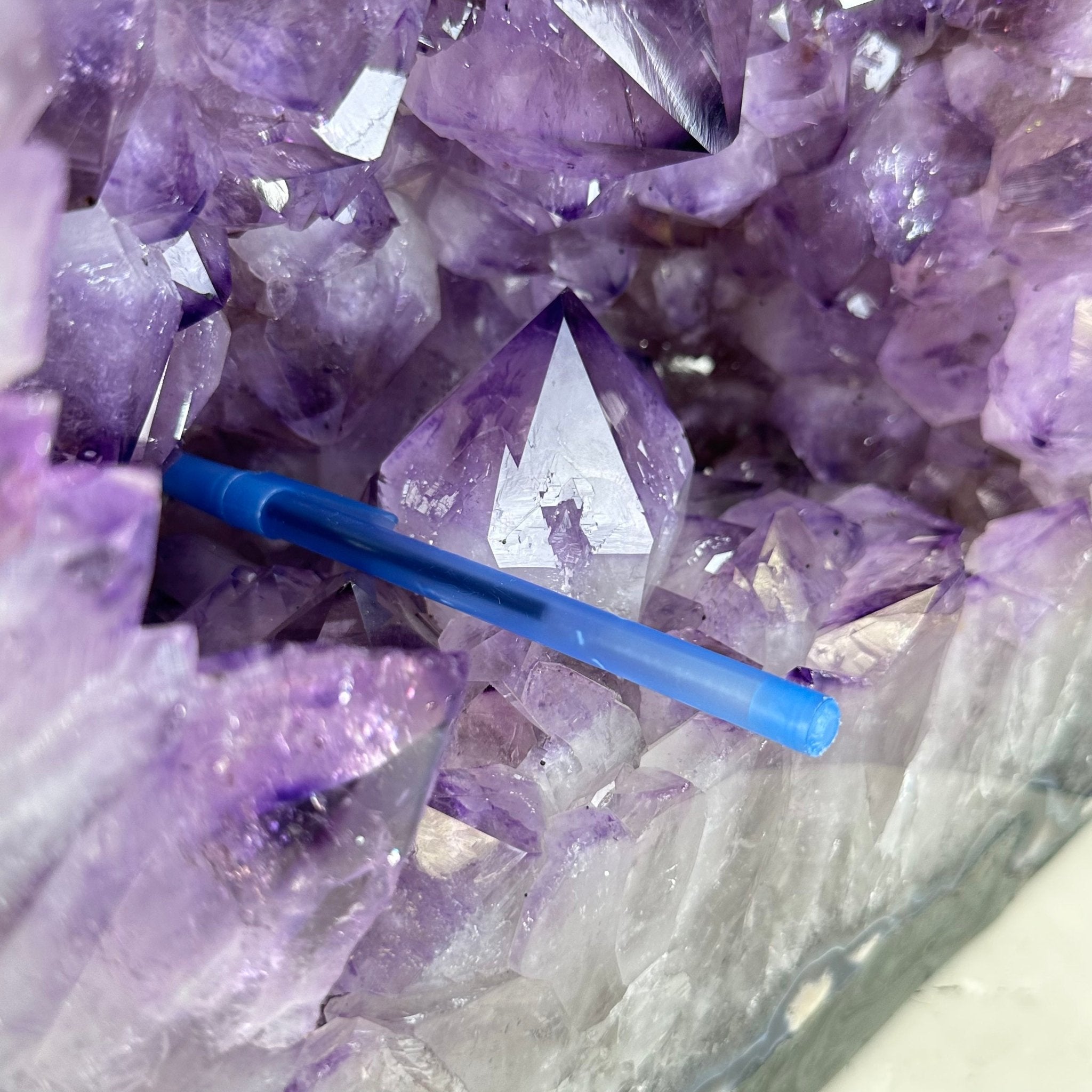 Extra Quality Polished Brazilian Amethyst Cathedral, 85.7 lbs & 13.9" tall Model #5602-0018 by Brazil Gems - Brazil GemsBrazil GemsExtra Quality Polished Brazilian Amethyst Cathedral, 85.7 lbs & 13.9" tall Model #5602-0018 by Brazil GemsPolished Cathedrals5602-0018