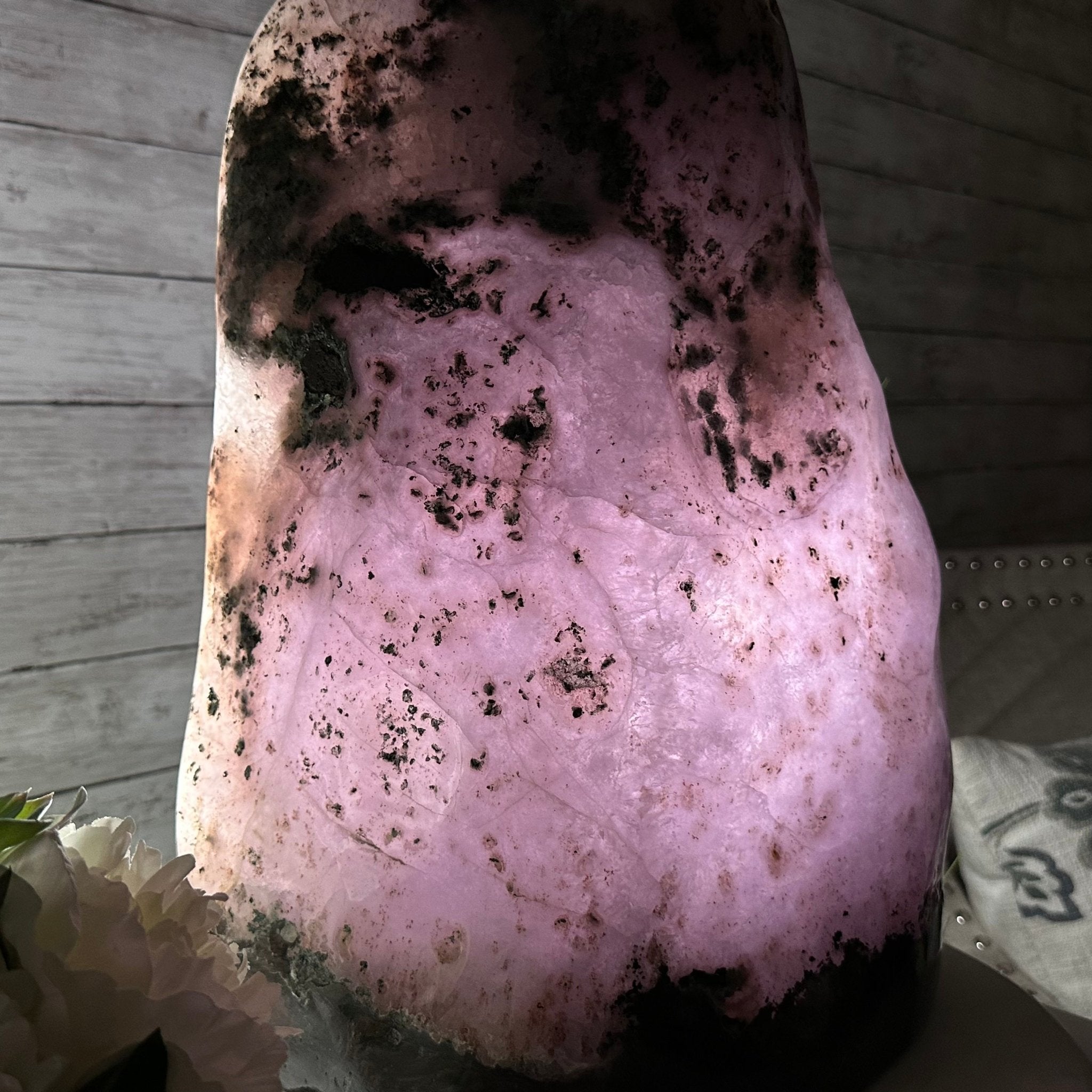 Extra Quality Polished Brazilian Amethyst Cathedral, 87.3 lbs & 17.75" tall Model #5602-0009 by Brazil Gems - Brazil GemsBrazil GemsExtra Quality Polished Brazilian Amethyst Cathedral, 87.3 lbs & 17.75" tall Model #5602-0009 by Brazil GemsPolished Cathedrals5602-0009