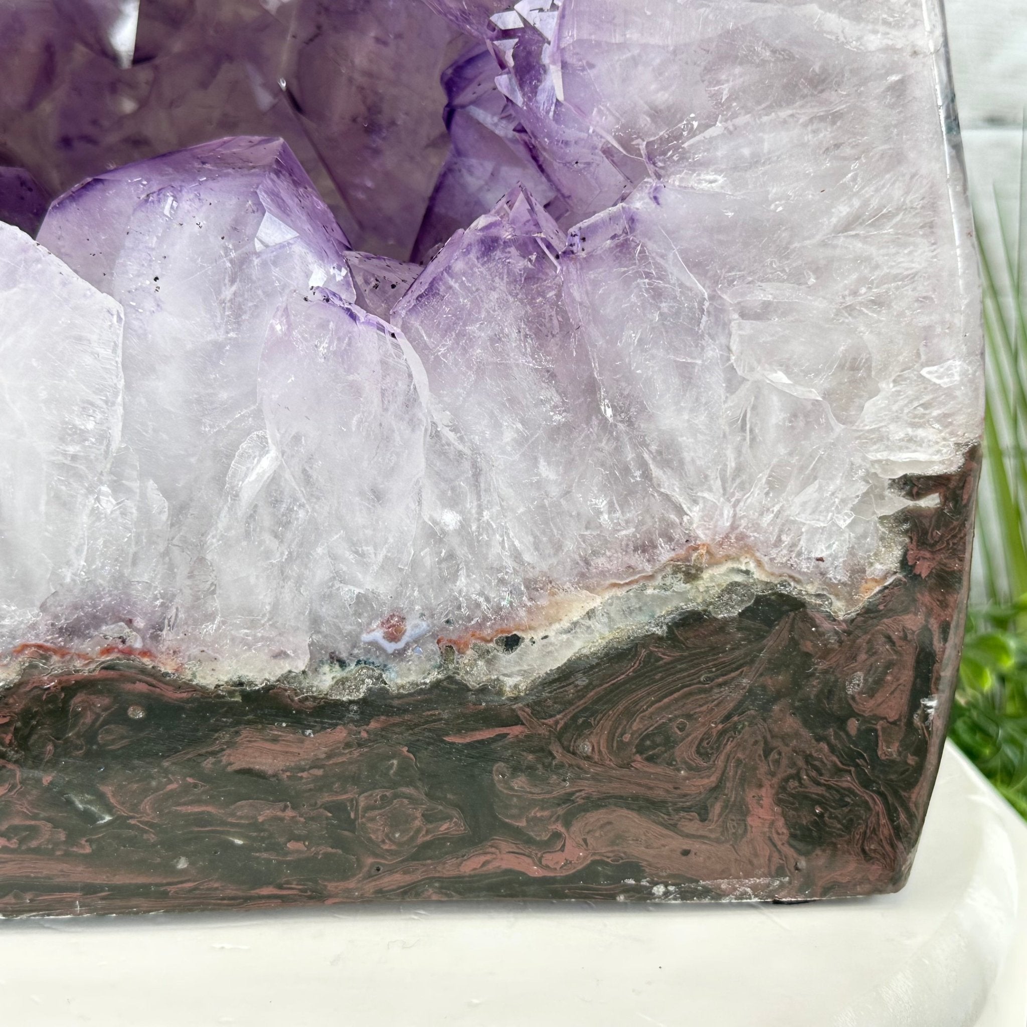 Extra Quality Polished Brazilian Amethyst Cathedral, 87.3 lbs & 17.75" tall Model #5602-0009 by Brazil Gems - Brazil GemsBrazil GemsExtra Quality Polished Brazilian Amethyst Cathedral, 87.3 lbs & 17.75" tall Model #5602-0009 by Brazil GemsPolished Cathedrals5602-0009