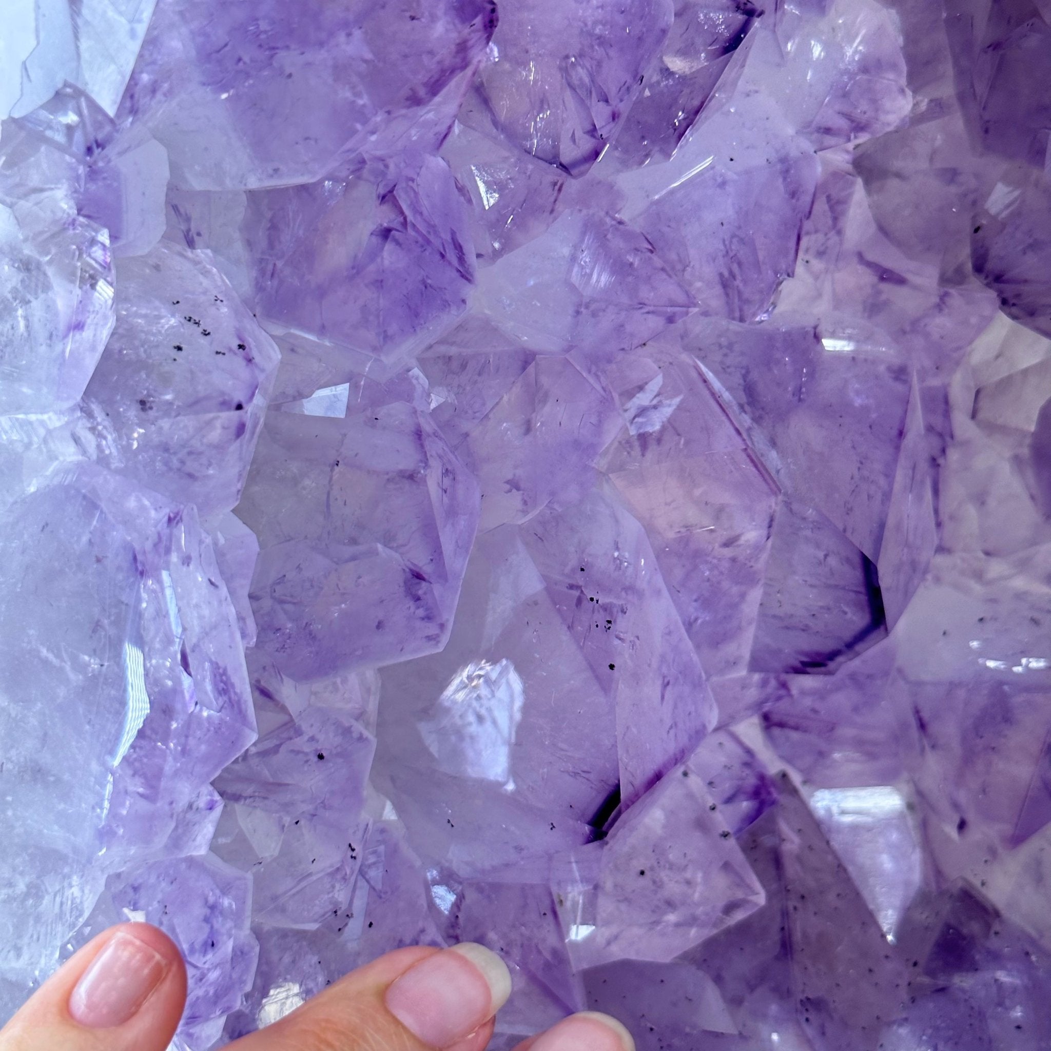 Extra Quality Polished Brazilian Amethyst Cathedral, 87.3 lbs & 17.75" tall Model #5602-0009 by Brazil Gems - Brazil GemsBrazil GemsExtra Quality Polished Brazilian Amethyst Cathedral, 87.3 lbs & 17.75" tall Model #5602-0009 by Brazil GemsPolished Cathedrals5602-0009