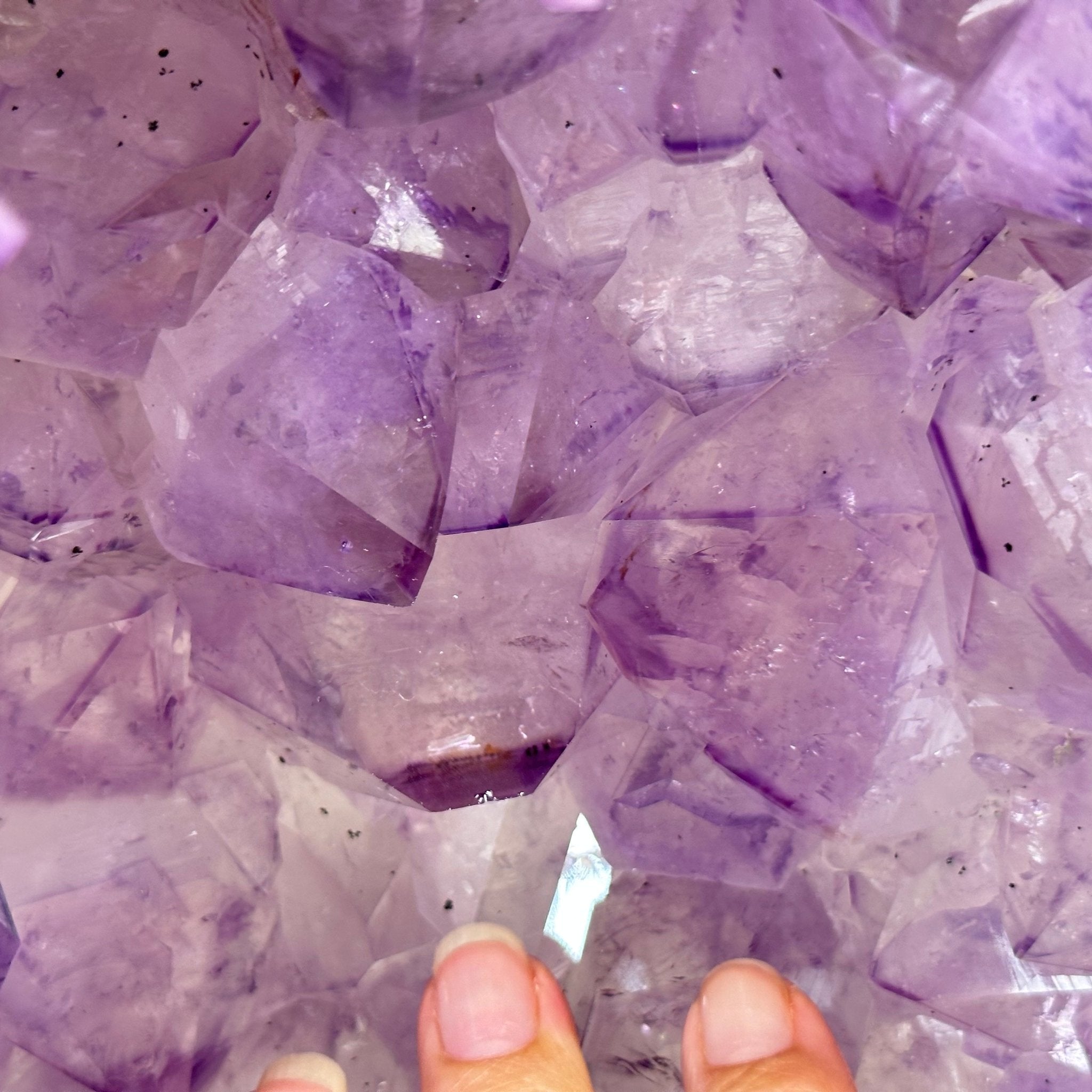 Extra Quality Polished Brazilian Amethyst Cathedral, 87.3 lbs & 17.75" tall Model #5602-0009 by Brazil Gems - Brazil GemsBrazil GemsExtra Quality Polished Brazilian Amethyst Cathedral, 87.3 lbs & 17.75" tall Model #5602-0009 by Brazil GemsPolished Cathedrals5602-0009