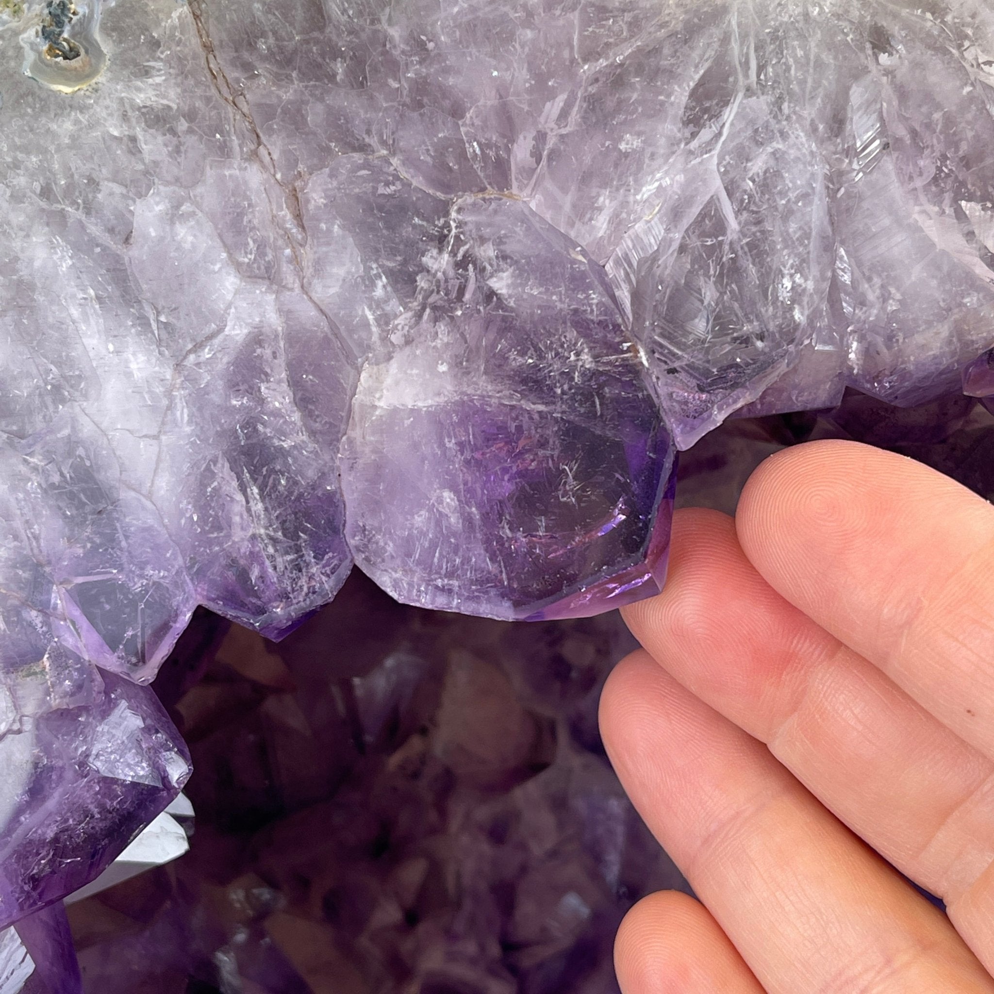 Extra Quality Polished Brazilian Amethyst Cathedral, 93.4 lbs & 26.75" tall Model #5602-0138 by Brazil Gems - Brazil GemsBrazil GemsExtra Quality Polished Brazilian Amethyst Cathedral, 93.4 lbs & 26.75" tall Model #5602-0138 by Brazil GemsPolished Cathedrals5602-0138