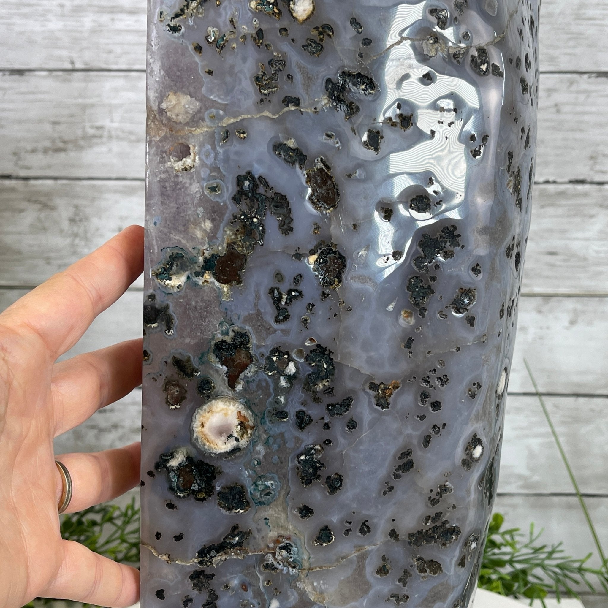 Extra Quality Polished Brazilian Amethyst Cathedral, 93.4 lbs & 26.75" tall Model #5602-0138 by Brazil Gems - Brazil GemsBrazil GemsExtra Quality Polished Brazilian Amethyst Cathedral, 93.4 lbs & 26.75" tall Model #5602-0138 by Brazil GemsPolished Cathedrals5602-0138