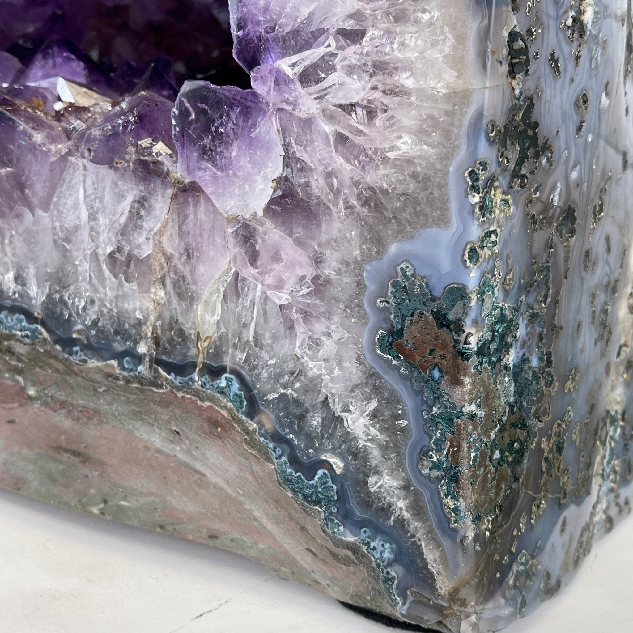 Extra Quality Polished Brazilian Amethyst Cathedral, 95.2 lbs & 24.6" tall Model #5602-0139 by Brazil Gems - Brazil GemsBrazil GemsExtra Quality Polished Brazilian Amethyst Cathedral, 95.2 lbs & 24.6" tall Model #5602-0139 by Brazil GemsPolished Cathedrals5602-0139