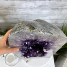 Extra Quality Polished Brazilian Amethyst Cathedral, 95.2 lbs & 24.6" tall Model #5602-0139 by Brazil Gems - Brazil GemsBrazil GemsExtra Quality Polished Brazilian Amethyst Cathedral, 95.2 lbs & 24.6" tall Model #5602-0139 by Brazil GemsPolished Cathedrals5602-0139