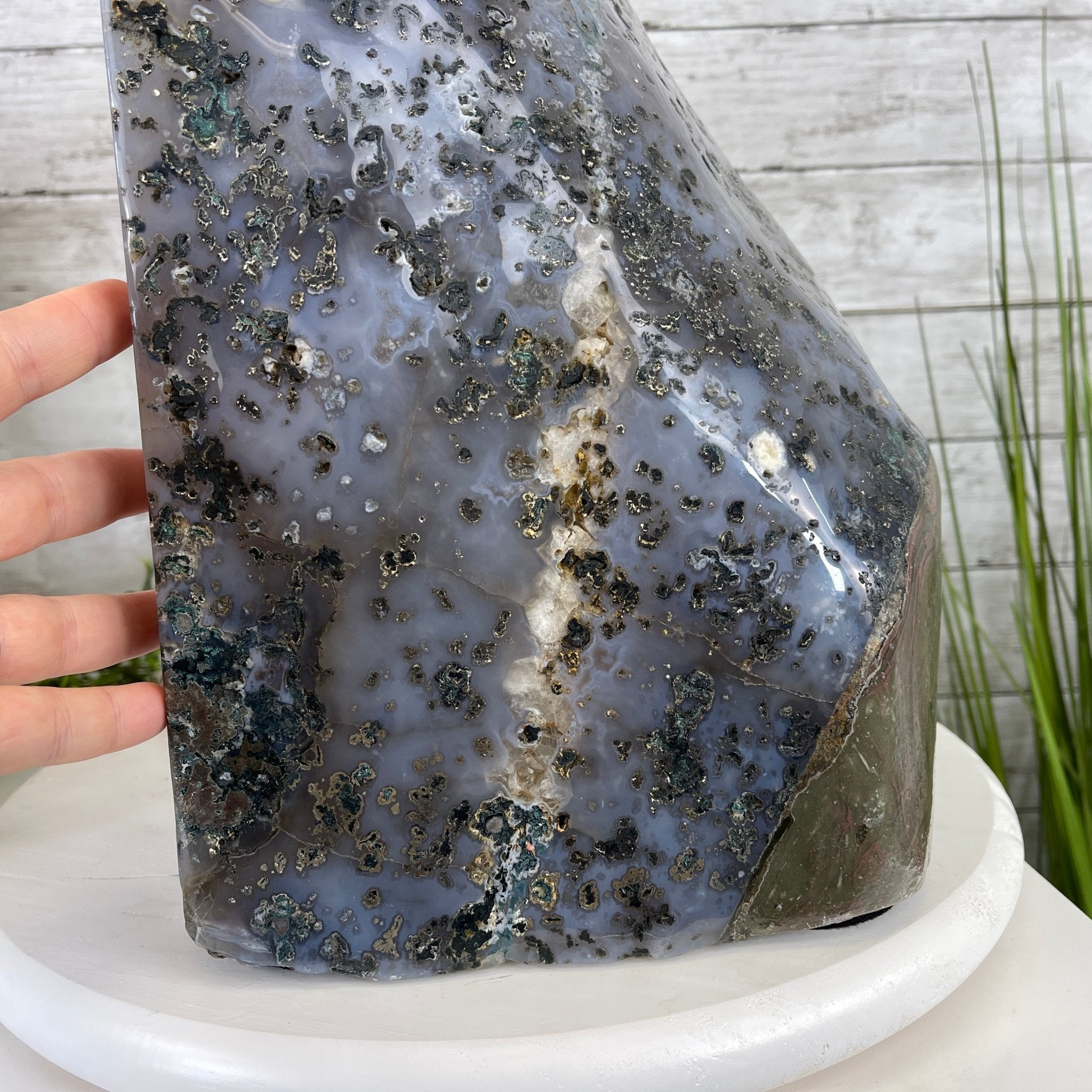 Extra Quality Polished Brazilian Amethyst Cathedral, 95.2 lbs & 24.6" tall Model #5602-0139 by Brazil Gems - Brazil GemsBrazil GemsExtra Quality Polished Brazilian Amethyst Cathedral, 95.2 lbs & 24.6" tall Model #5602-0139 by Brazil GemsPolished Cathedrals5602-0139