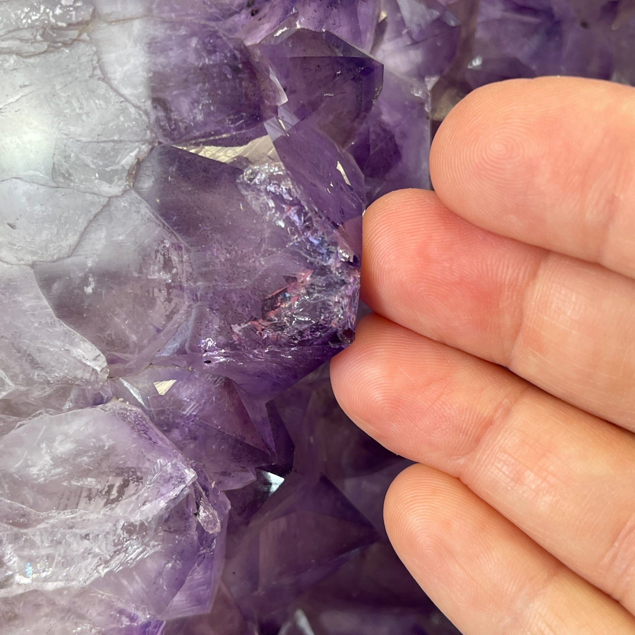 Extra Quality Polished Brazilian Amethyst Cathedral, 95.2 lbs & 24.6" tall Model #5602-0139 by Brazil Gems - Brazil GemsBrazil GemsExtra Quality Polished Brazilian Amethyst Cathedral, 95.2 lbs & 24.6" tall Model #5602-0139 by Brazil GemsPolished Cathedrals5602-0139