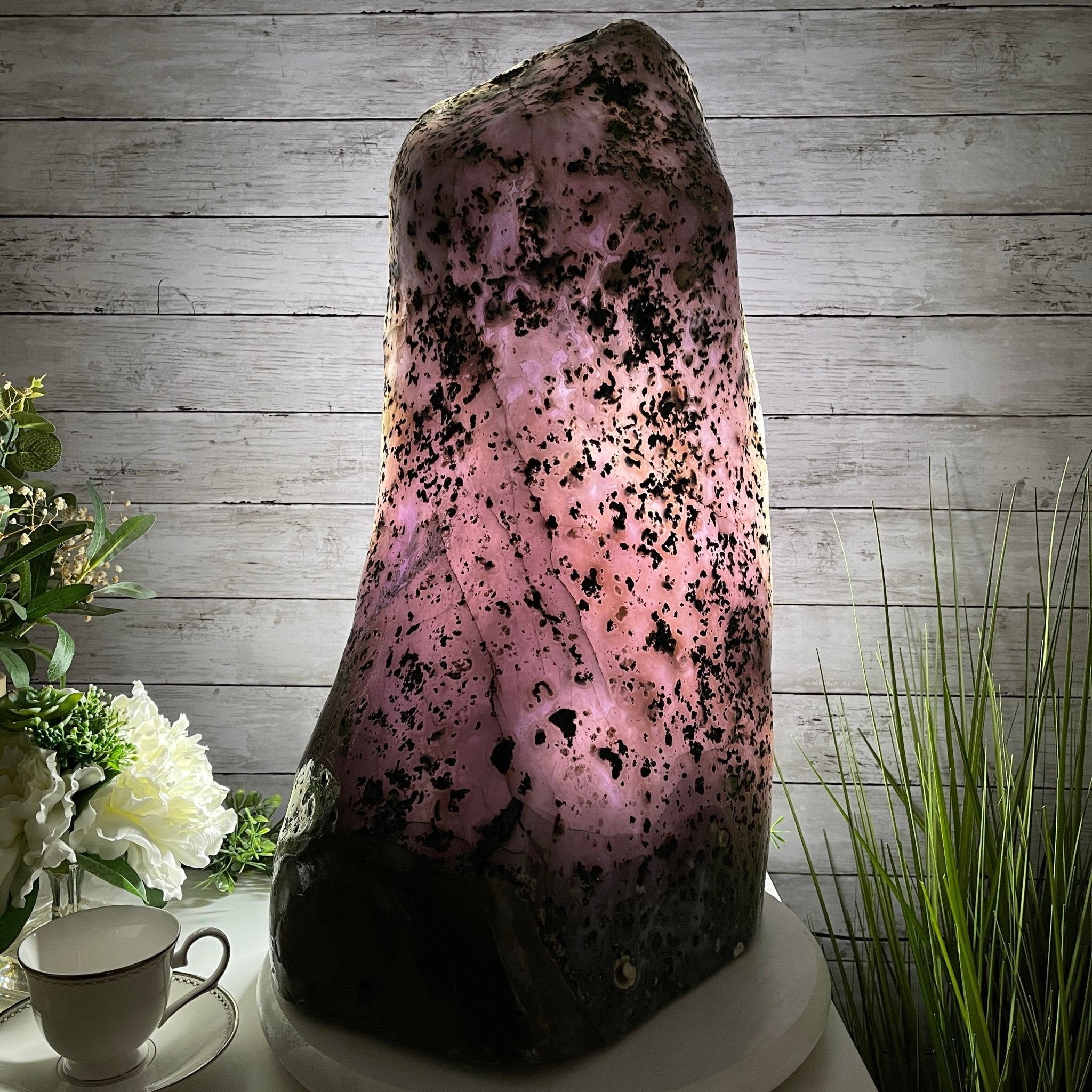 Extra Quality Polished Brazilian Amethyst Cathedral, 95.2 lbs & 24.6" tall Model #5602-0139 by Brazil Gems - Brazil GemsBrazil GemsExtra Quality Polished Brazilian Amethyst Cathedral, 95.2 lbs & 24.6" tall Model #5602-0139 by Brazil GemsPolished Cathedrals5602-0139