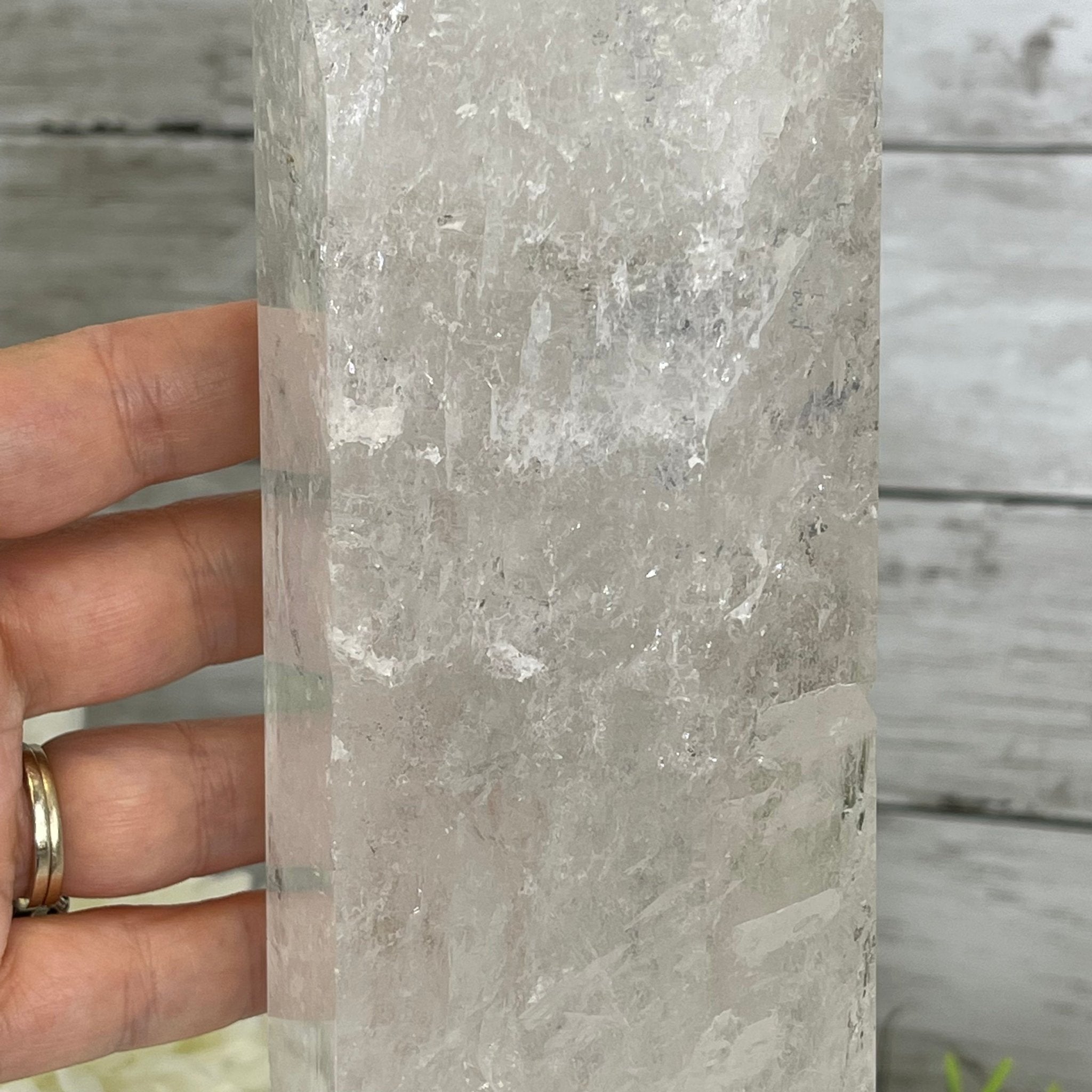 Extra Quality Polished Clear Quartz Point 13.75" Tall Model #3103CLRQ-010 by Brazil Gems - Brazil GemsBrazil GemsExtra Quality Polished Clear Quartz Point 13.75" Tall Model #3103CLRQ-010 by Brazil GemsCrystal Points3106CQ-010
