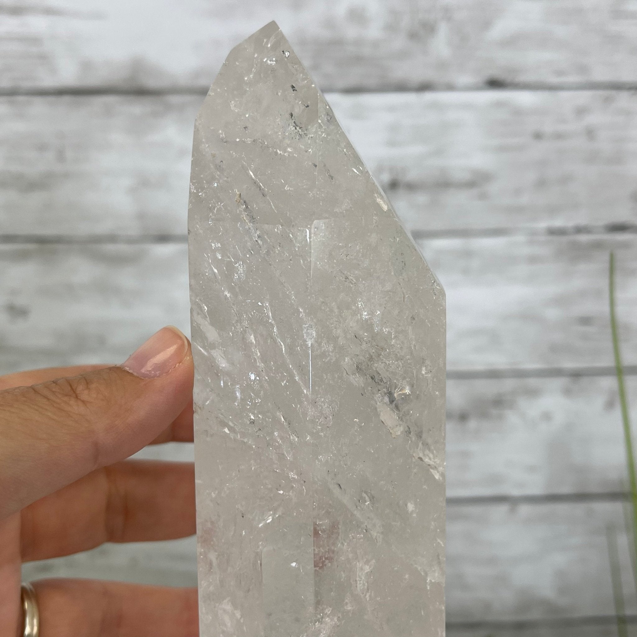 Extra Quality Polished Clear Quartz Point 13.75" Tall Model #3103CLRQ-010 by Brazil Gems - Brazil GemsBrazil GemsExtra Quality Polished Clear Quartz Point 13.75" Tall Model #3103CLRQ-010 by Brazil GemsCrystal Points3106CQ-010