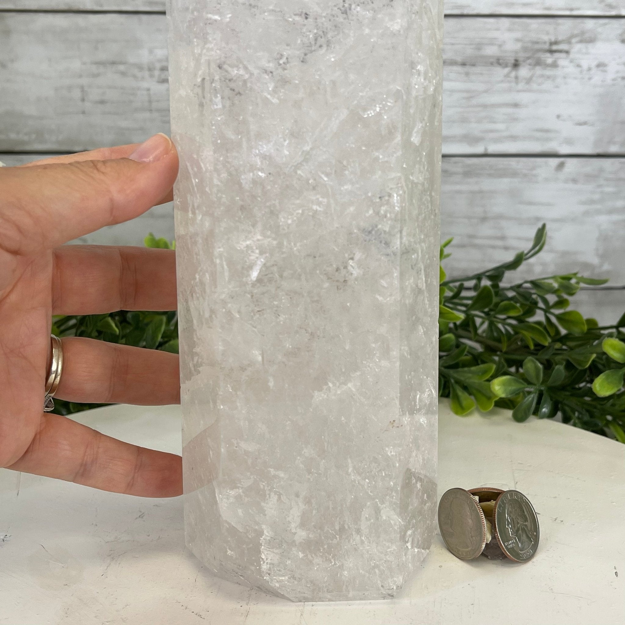 Extra Quality Polished Clear Quartz Point 13.75" Tall Model #3103CLRQ-010 by Brazil Gems - Brazil GemsBrazil GemsExtra Quality Polished Clear Quartz Point 13.75" Tall Model #3103CLRQ-010 by Brazil GemsCrystal Points3106CQ-010
