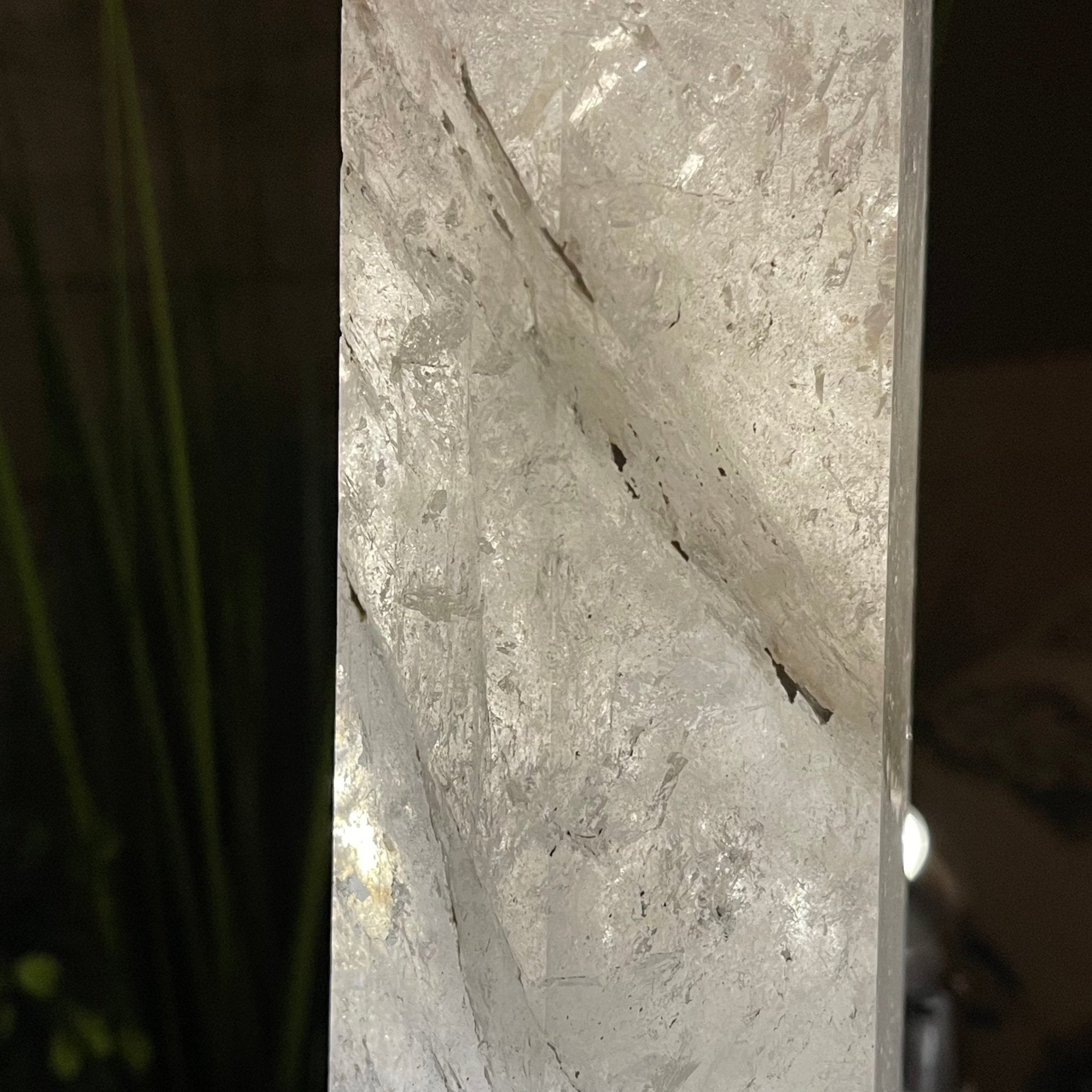 Extra Quality Polished Clear Quartz Point 13.75" Tall Model #3103CLRQ-010 by Brazil Gems - Brazil GemsBrazil GemsExtra Quality Polished Clear Quartz Point 13.75" Tall Model #3103CLRQ-010 by Brazil GemsCrystal Points3106CQ-010