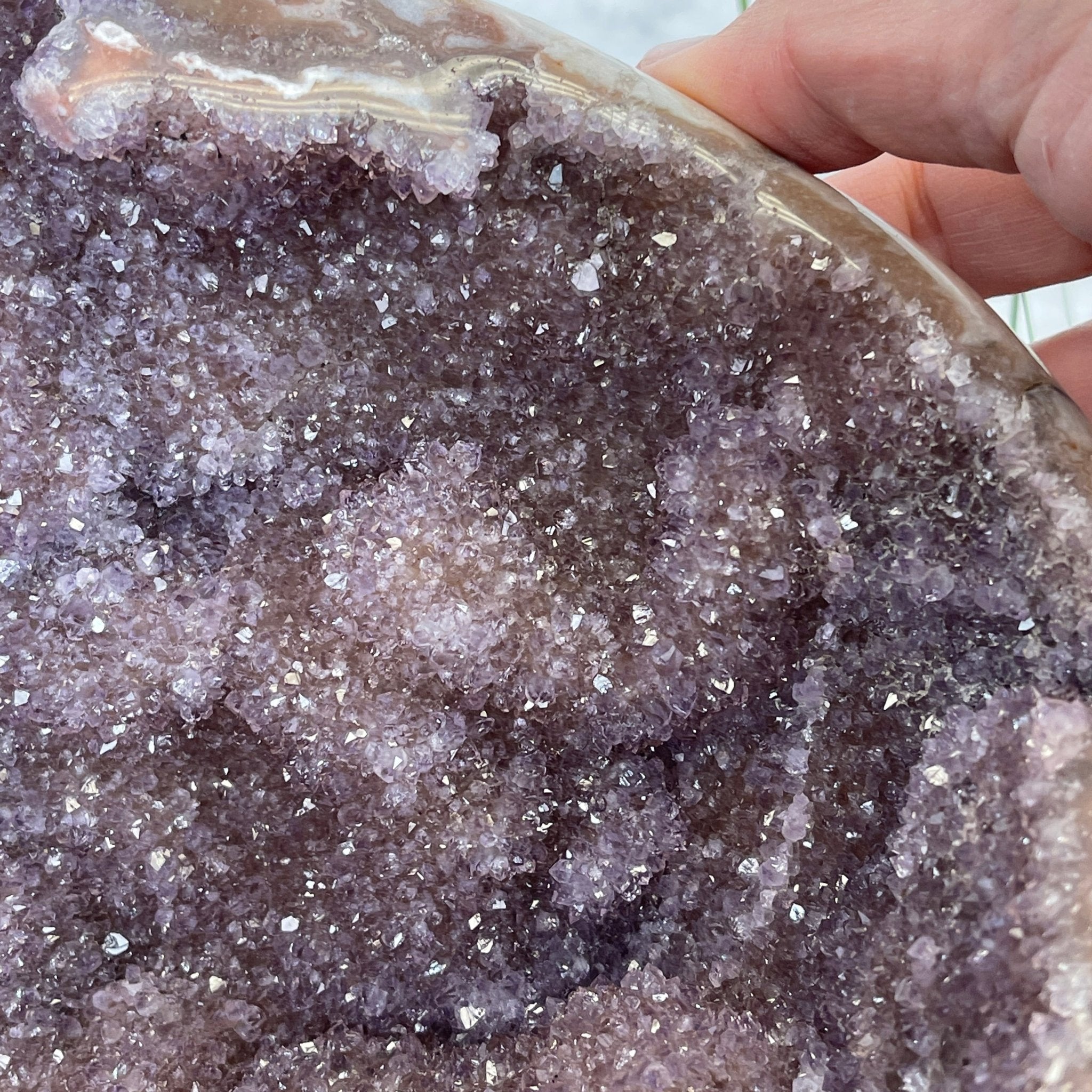 Extra Quality Unique Uruguayan Amethyst Geode, 10” tall & 50.4 lbs #5520-0007 by Brazil Gems - Brazil GemsBrazil GemsExtra Quality Unique Uruguayan Amethyst Geode, 10” tall & 50.4 lbs #5520-0007 by Brazil GemsClusters: Unique & Freeform5520-0007