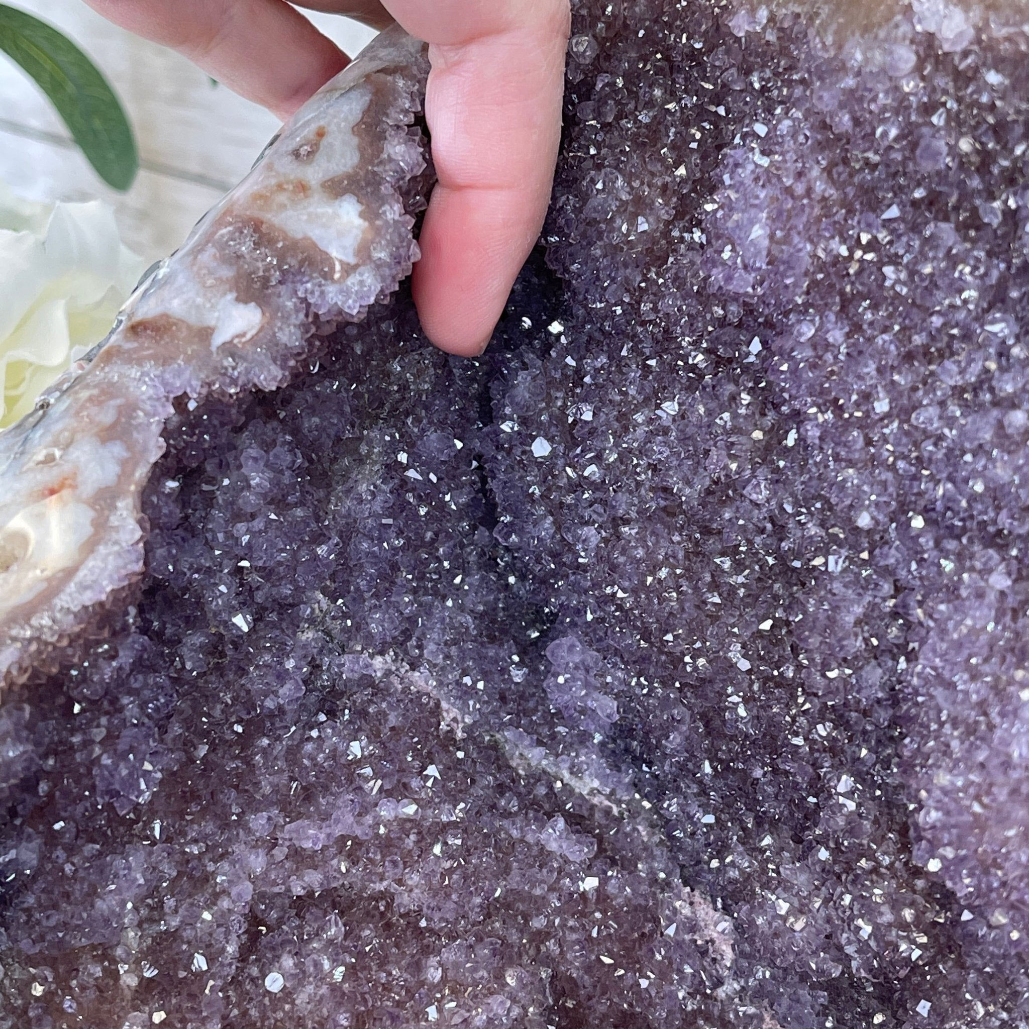 Extra Quality Unique Uruguayan Amethyst Geode, 10” tall & 50.4 lbs #5520-0007 by Brazil Gems - Brazil GemsBrazil GemsExtra Quality Unique Uruguayan Amethyst Geode, 10” tall & 50.4 lbs #5520-0007 by Brazil GemsClusters: Unique & Freeform5520-0007