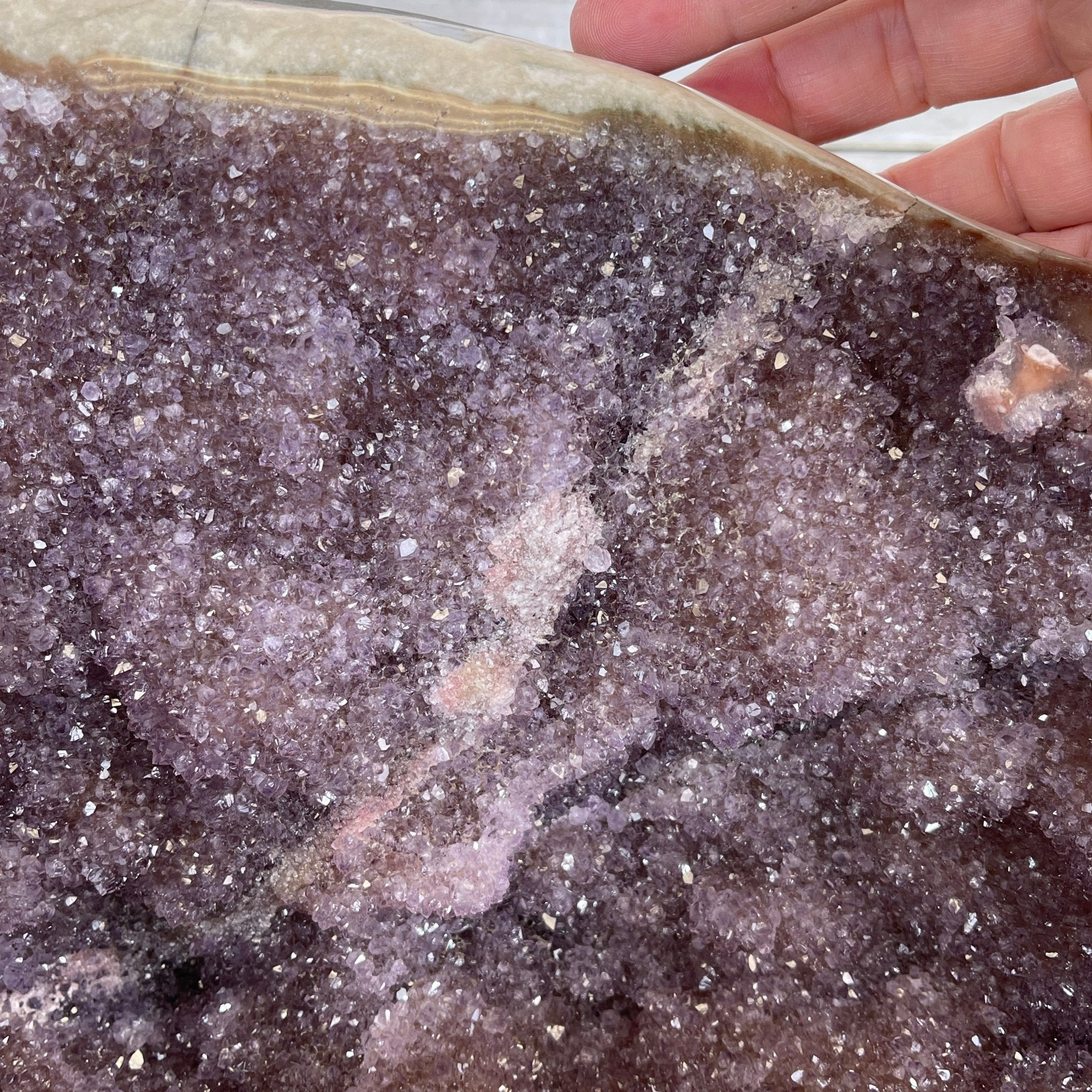 Extra Quality Unique Uruguayan Amethyst Geode, 10” tall & 50.4 lbs #5520-0007 by Brazil Gems - Brazil GemsBrazil GemsExtra Quality Unique Uruguayan Amethyst Geode, 10” tall & 50.4 lbs #5520-0007 by Brazil GemsClusters: Unique & Freeform5520-0007