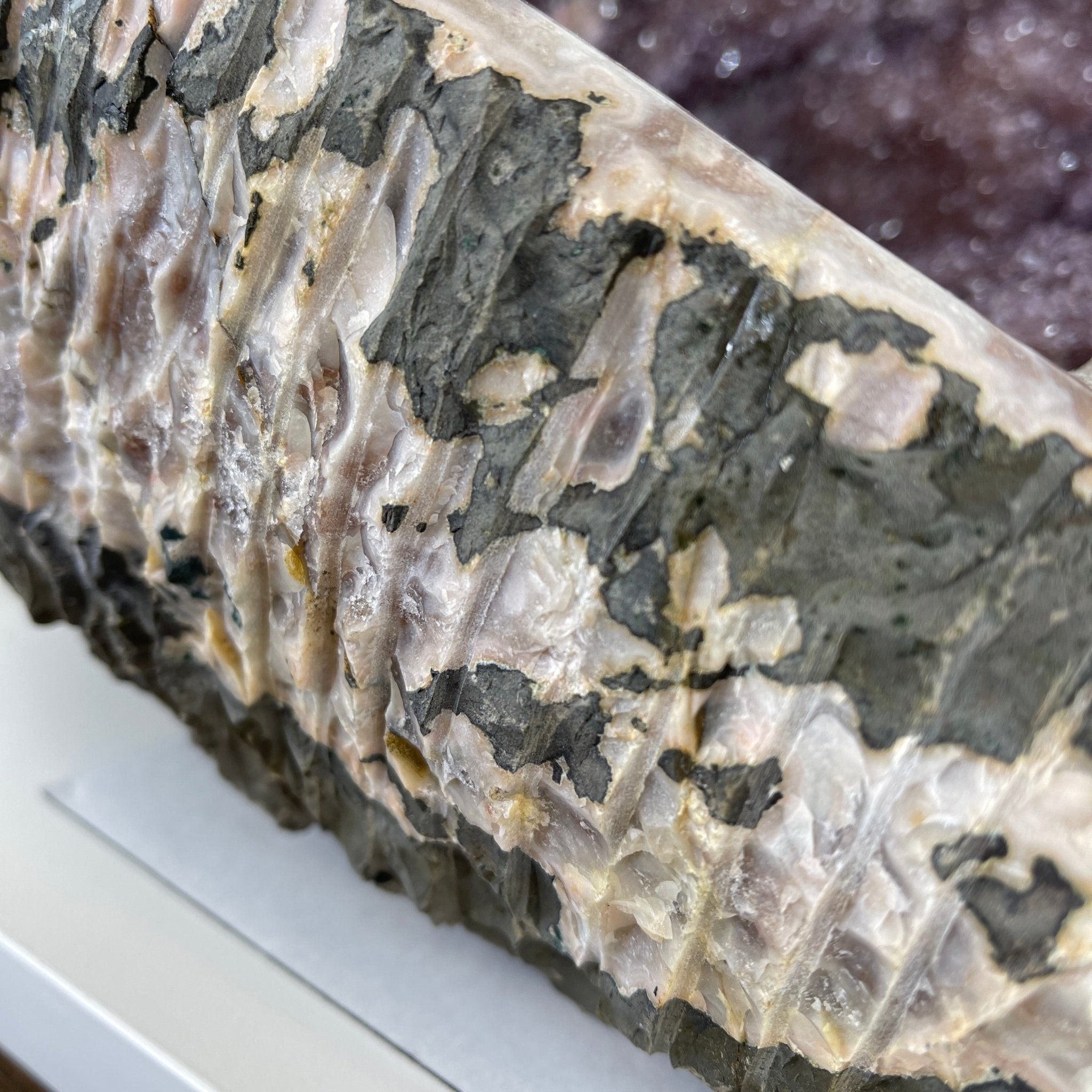 Extra Quality Unique Uruguayan Amethyst Geode, 10” tall & 50.4 lbs #5520-0007 by Brazil Gems - Brazil GemsBrazil GemsExtra Quality Unique Uruguayan Amethyst Geode, 10” tall & 50.4 lbs #5520-0007 by Brazil GemsClusters: Unique & Freeform5520-0007