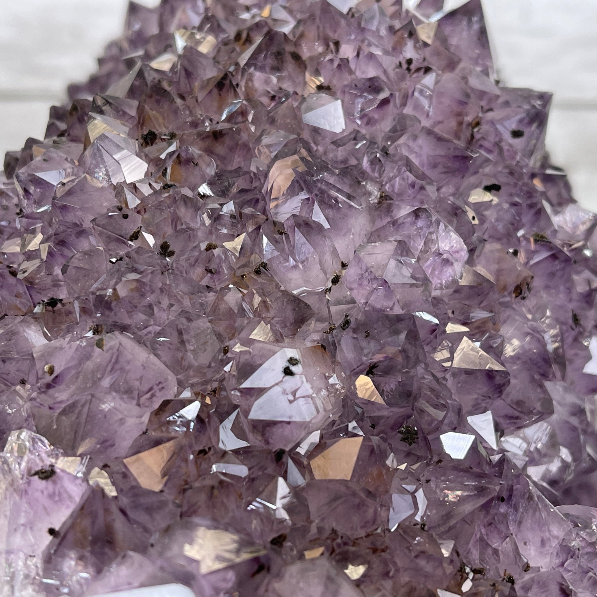 Extra Quality Unique Uruguayan Amethyst Geode, 10.25” tall & 55.8 lbs #5520-0008 by Brazil Gems - Brazil GemsBrazil GemsExtra Quality Unique Uruguayan Amethyst Geode, 10.25” tall & 55.8 lbs #5520-0008 by Brazil GemsClusters: Unique & Freeform5520-0008
