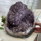 Extra Quality Unique Uruguayan Amethyst Geode, 10.25” tall & 55.8 lbs #5520-0008 by Brazil Gems - Brazil GemsBrazil GemsExtra Quality Unique Uruguayan Amethyst Geode, 10.25” tall & 55.8 lbs #5520-0008 by Brazil GemsClusters: Unique & Freeform5520-0008