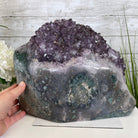 Extra Quality Unique Uruguayan Amethyst Geode, 10.25” tall & 55.8 lbs #5520-0008 by Brazil Gems - Brazil GemsBrazil GemsExtra Quality Unique Uruguayan Amethyst Geode, 10.25” tall & 55.8 lbs #5520-0008 by Brazil GemsClusters: Unique & Freeform5520-0008