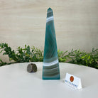 Green Agate 4 - Sided Obelisk Tower, 6.9" Tall #3104GR - 004 - Brazil GemsBrazil GemsGreen Agate 4 - Sided Obelisk Tower, 6.9" Tall #3104GR - 004Obelisks3104GR - 004