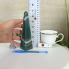 Green Agate 4 - Sided Obelisk Tower, 6.9" Tall #3104GR - 004 - Brazil GemsBrazil GemsGreen Agate 4 - Sided Obelisk Tower, 6.9" Tall #3104GR - 004Obelisks3104GR - 004