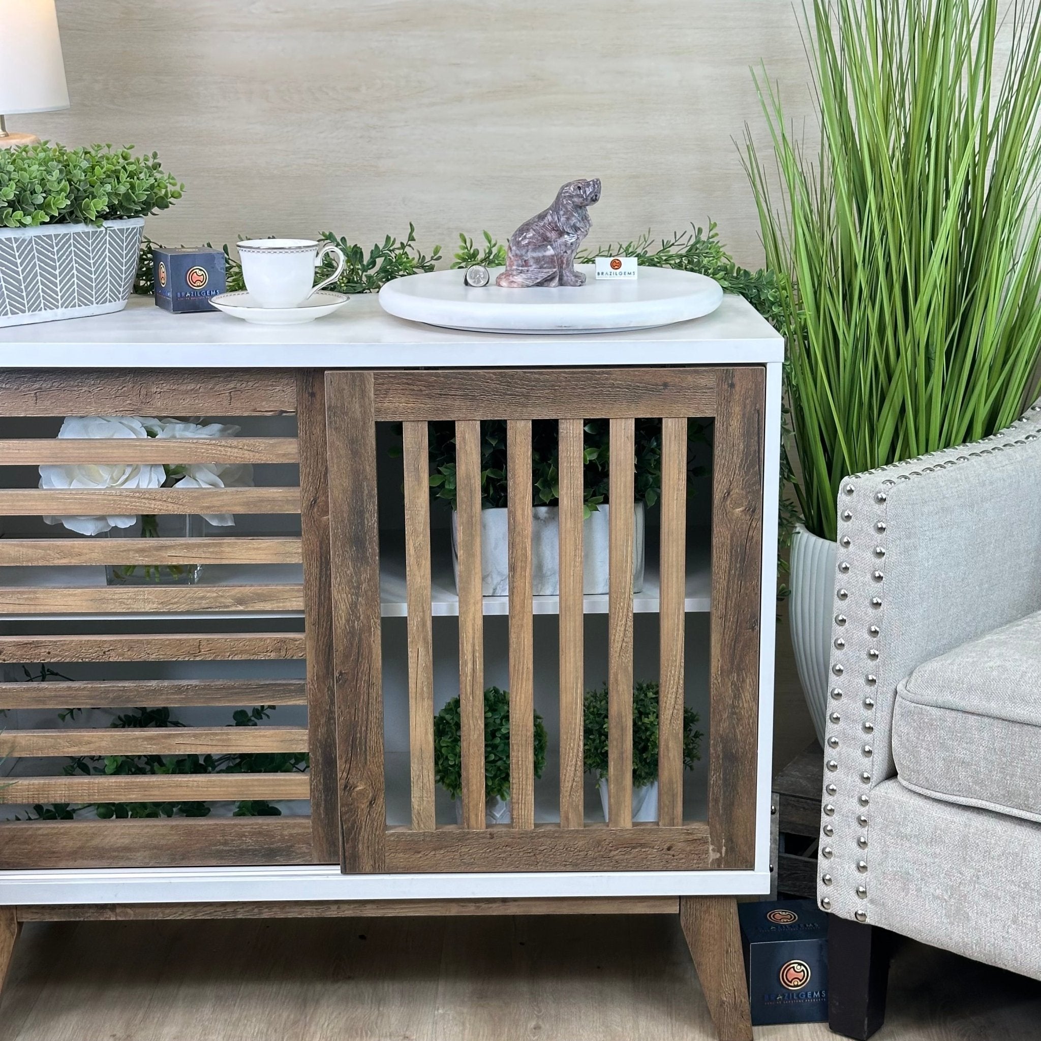 Handcrafted Pink Magnesite Dog Carving, 1.6 lbs and 4.5" Tall #3903PM - 001 - Brazil GemsBrazil GemsHandcrafted Pink Magnesite Dog Carving, 1.6 lbs and 4.5" Tall #3903PM - 0013903PM - 001