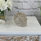 Handmade Clear Quartz Crystal Skull 3.25" tall Model #3477-0005 by Brazil Gems - Brazil GemsBrazil GemsHandmade Clear Quartz Crystal Skull 3.25" tall Model #3477-0005 by Brazil GemsSkulls3477-0005