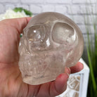 Handmade Clear Quartz Crystal Skull 3.25" tall Model #3477-0005 by Brazil Gems - Brazil GemsBrazil GemsHandmade Clear Quartz Crystal Skull 3.25" tall Model #3477-0005 by Brazil GemsSkulls3477-0005