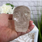 Handmade Clear Quartz Crystal Skull 3.25" tall Model #3477-0005 by Brazil Gems - Brazil GemsBrazil GemsHandmade Clear Quartz Crystal Skull 3.25" tall Model #3477-0005 by Brazil GemsSkulls3477-0005